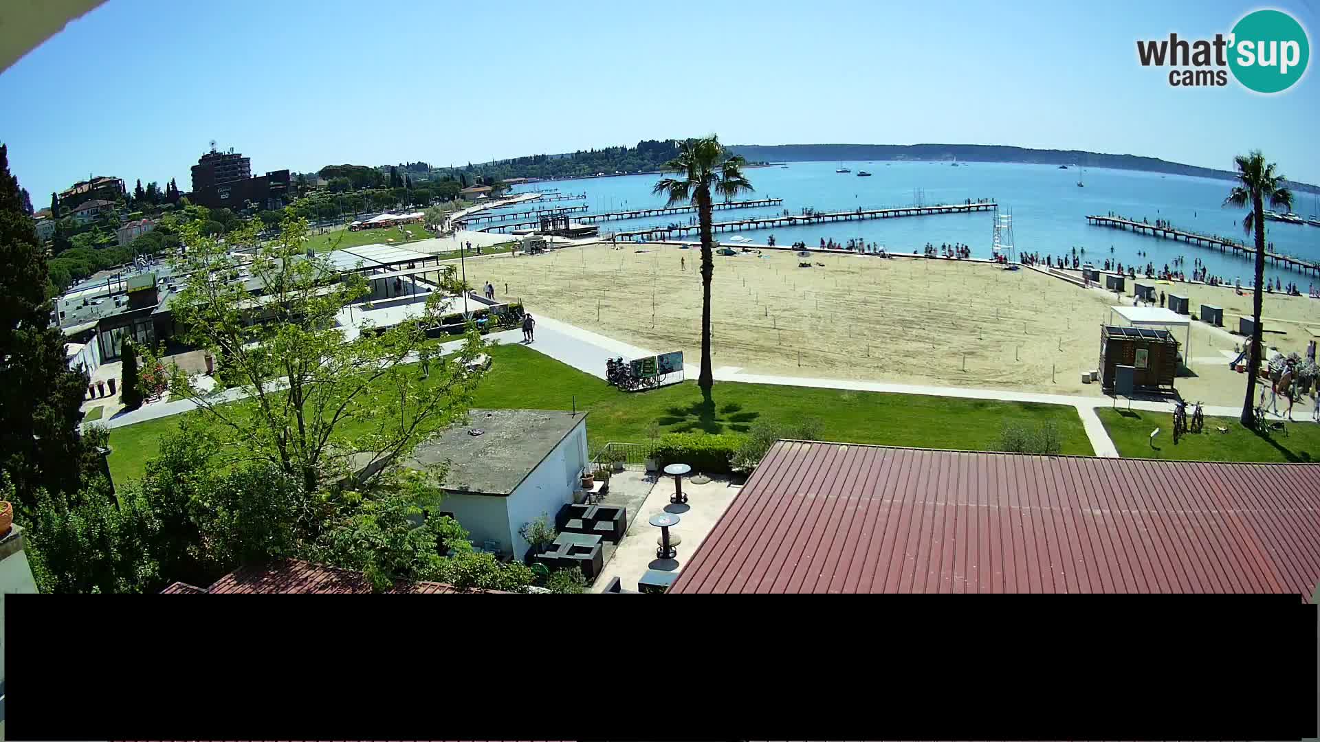 Webcam Live Spiaggia di Portorose