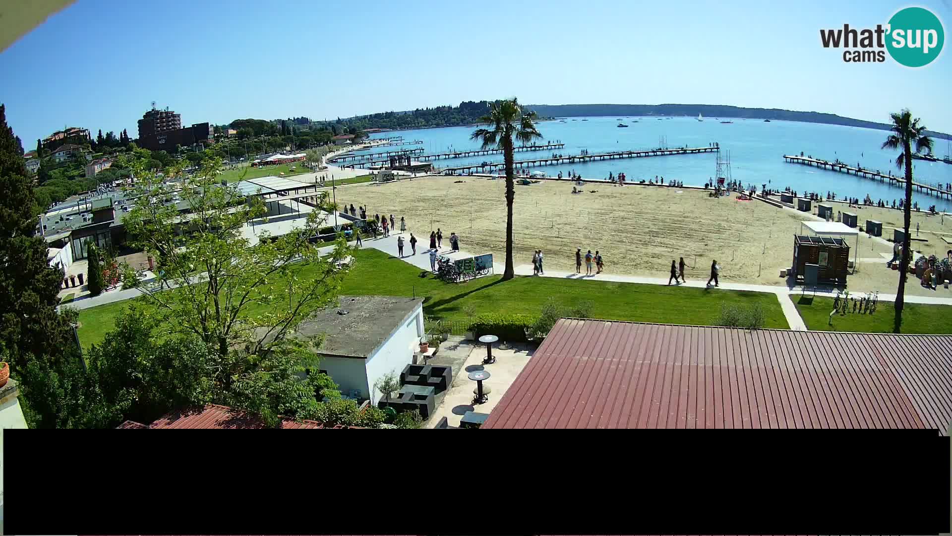 Webcam live Beach in Portorož
