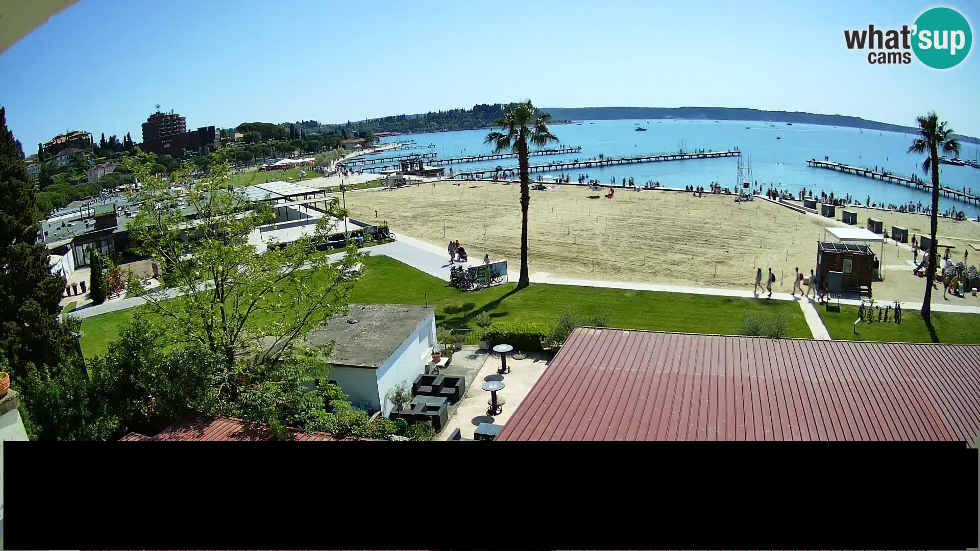 Plaža Portorož web kamera