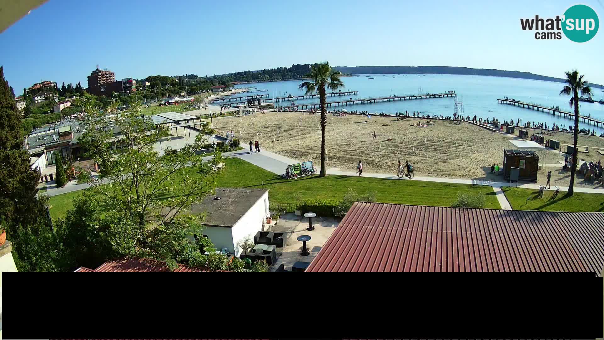 Livecam Portorož beach