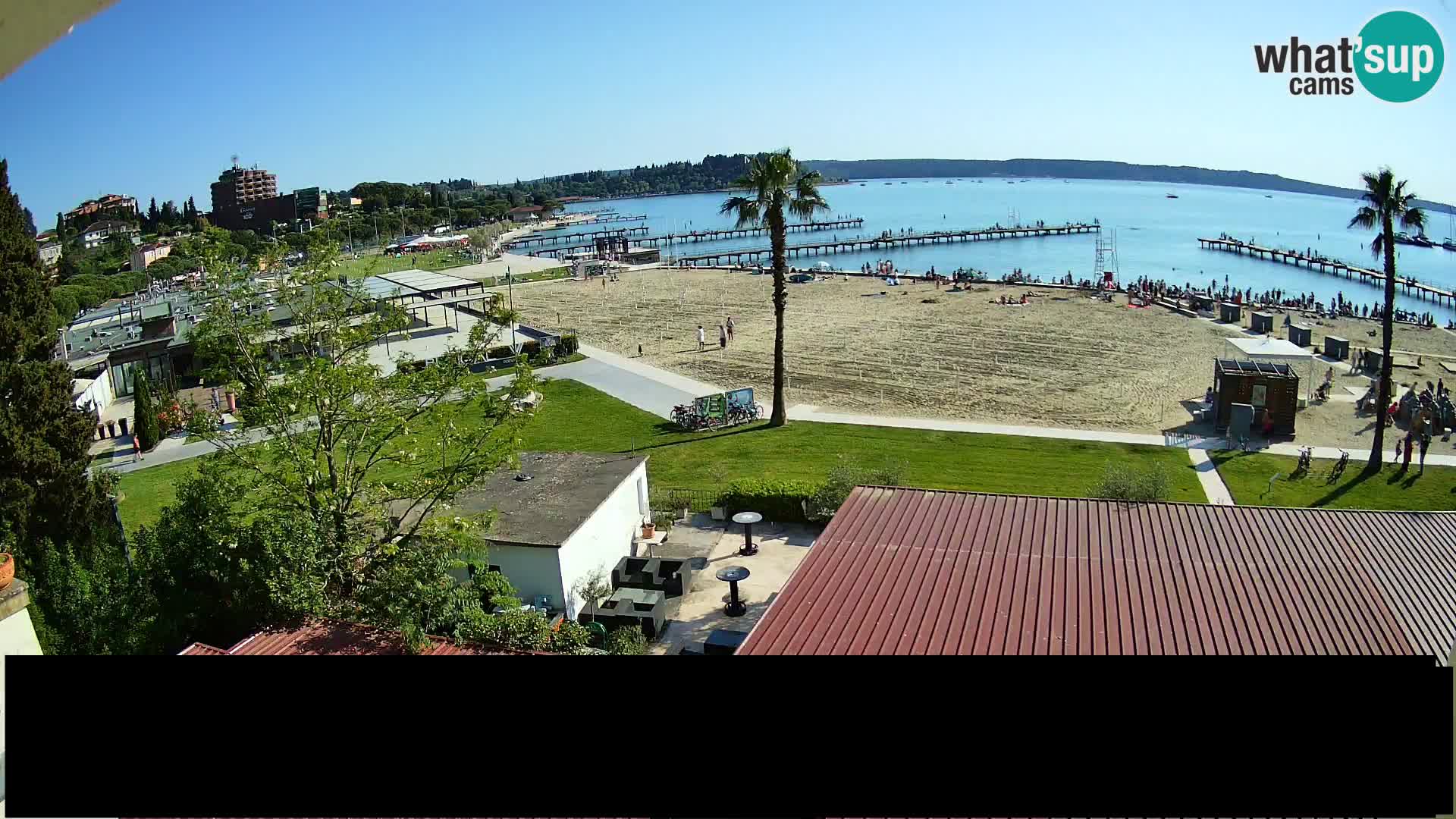 Spletna kamera plaža Portorož