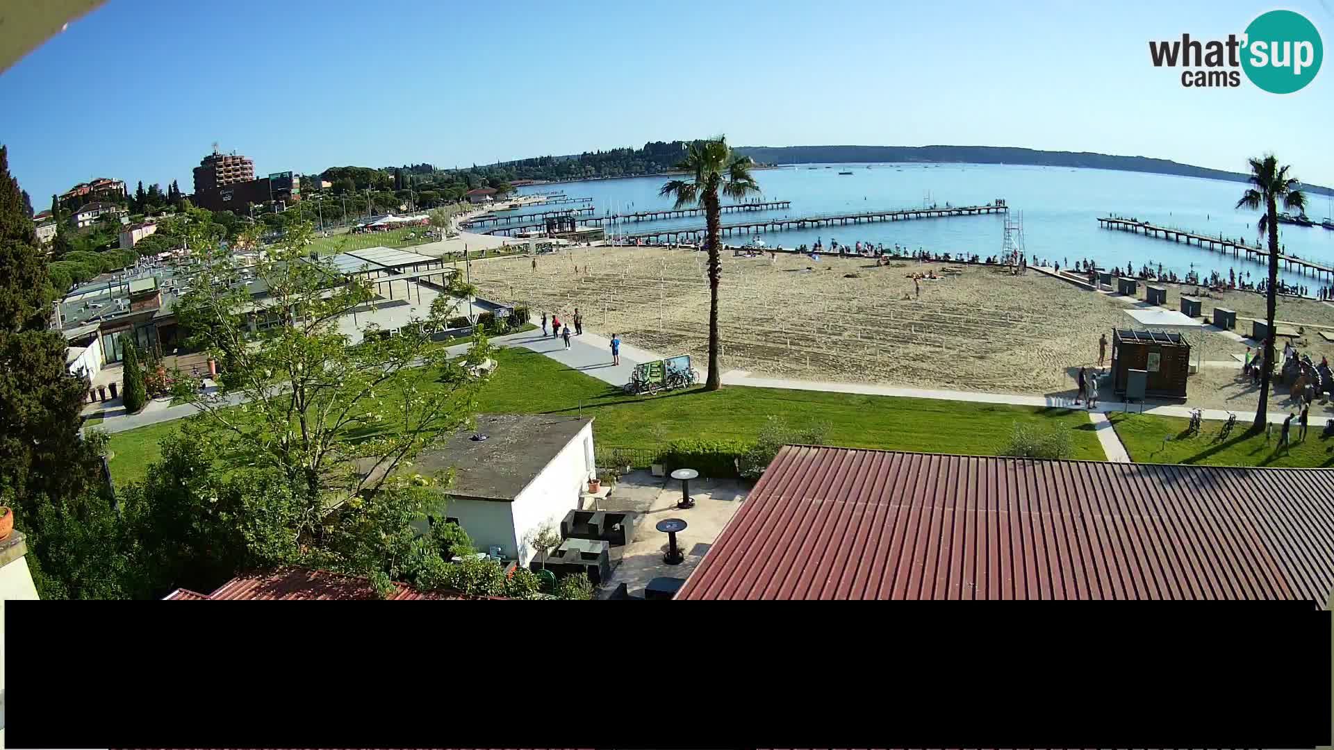 Webcam spiaggia Portorose – Caffe Karamela