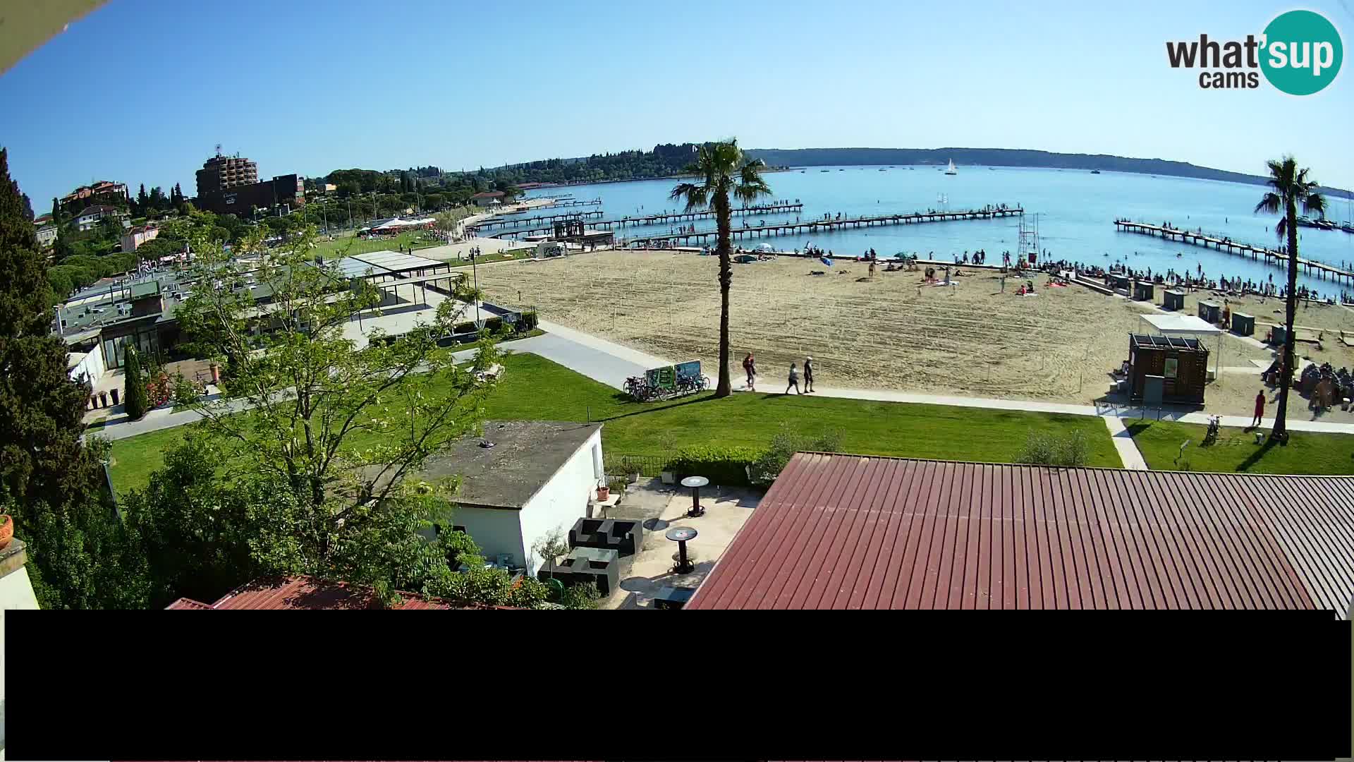 Webcam Live Spiaggia di Portorose