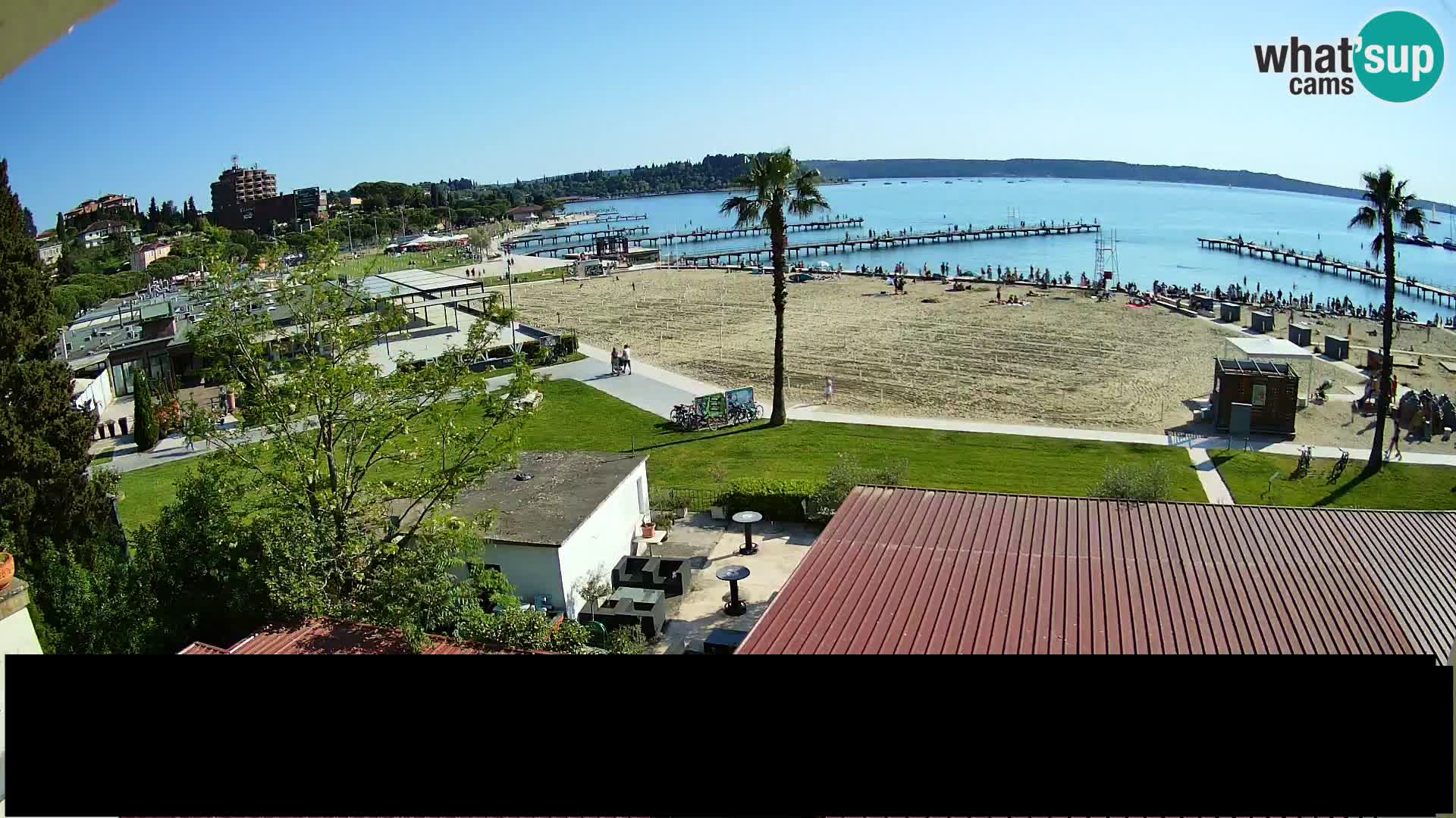 Webcam Live Spiaggia di Portorose