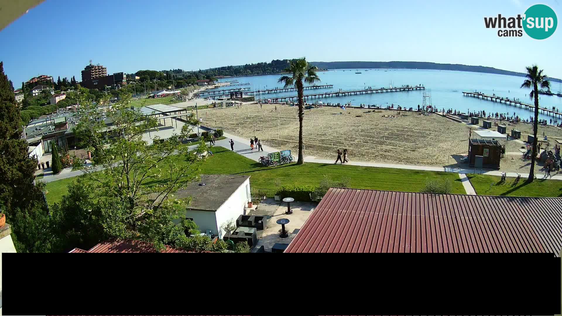 Webcam live Beach in Portorož