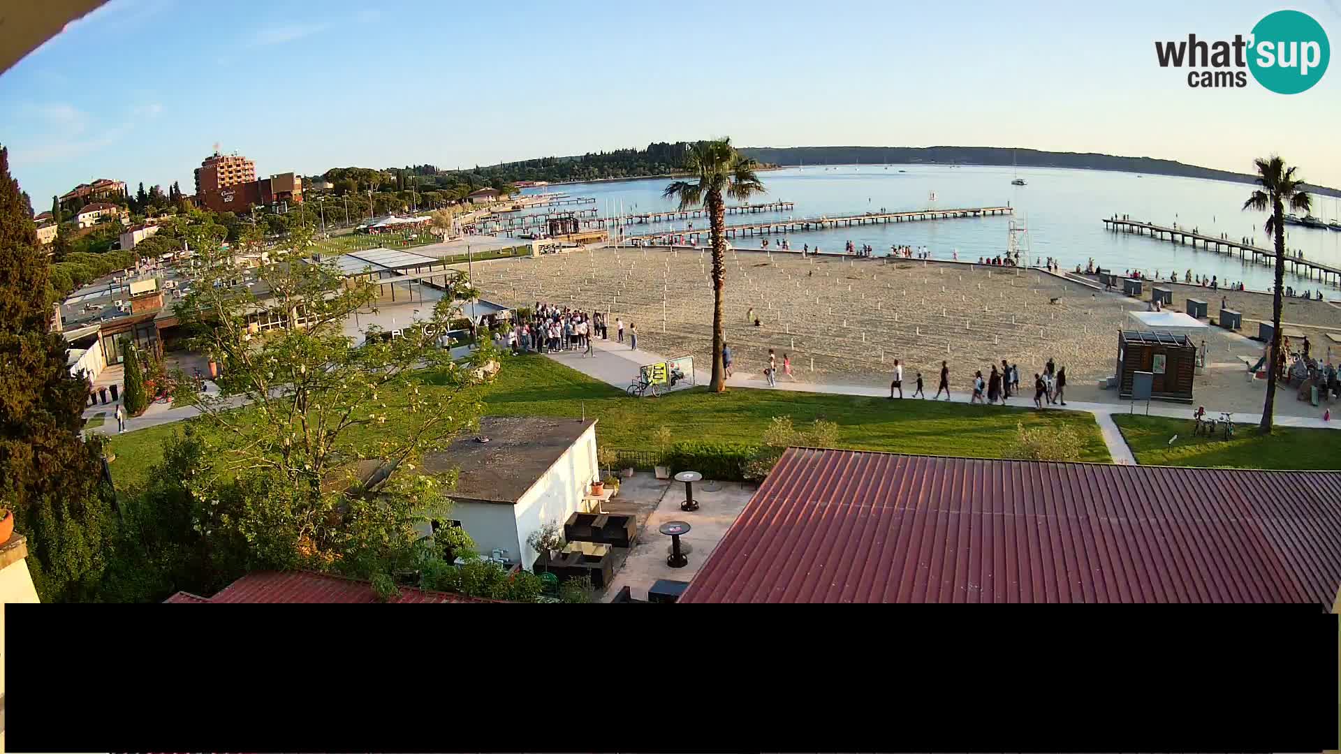 Spletna kamera Plaža Portorož