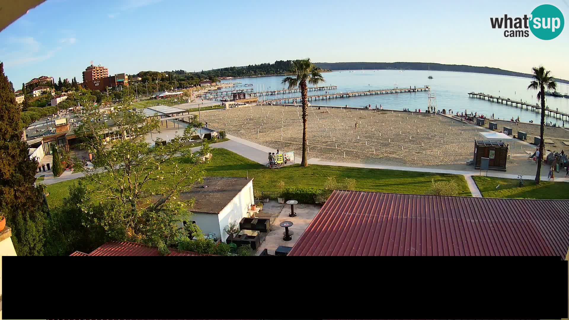 Web kamera Portorož plaža – Kavarna Karamela
