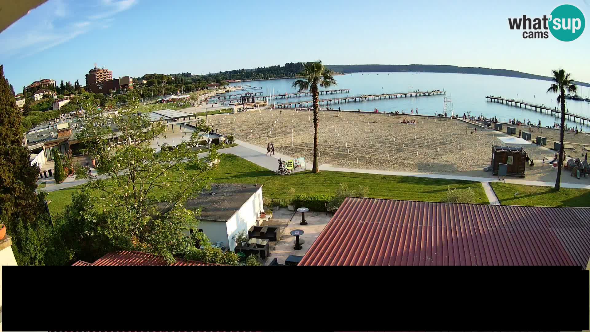 Webcam Live Strand in Portorož