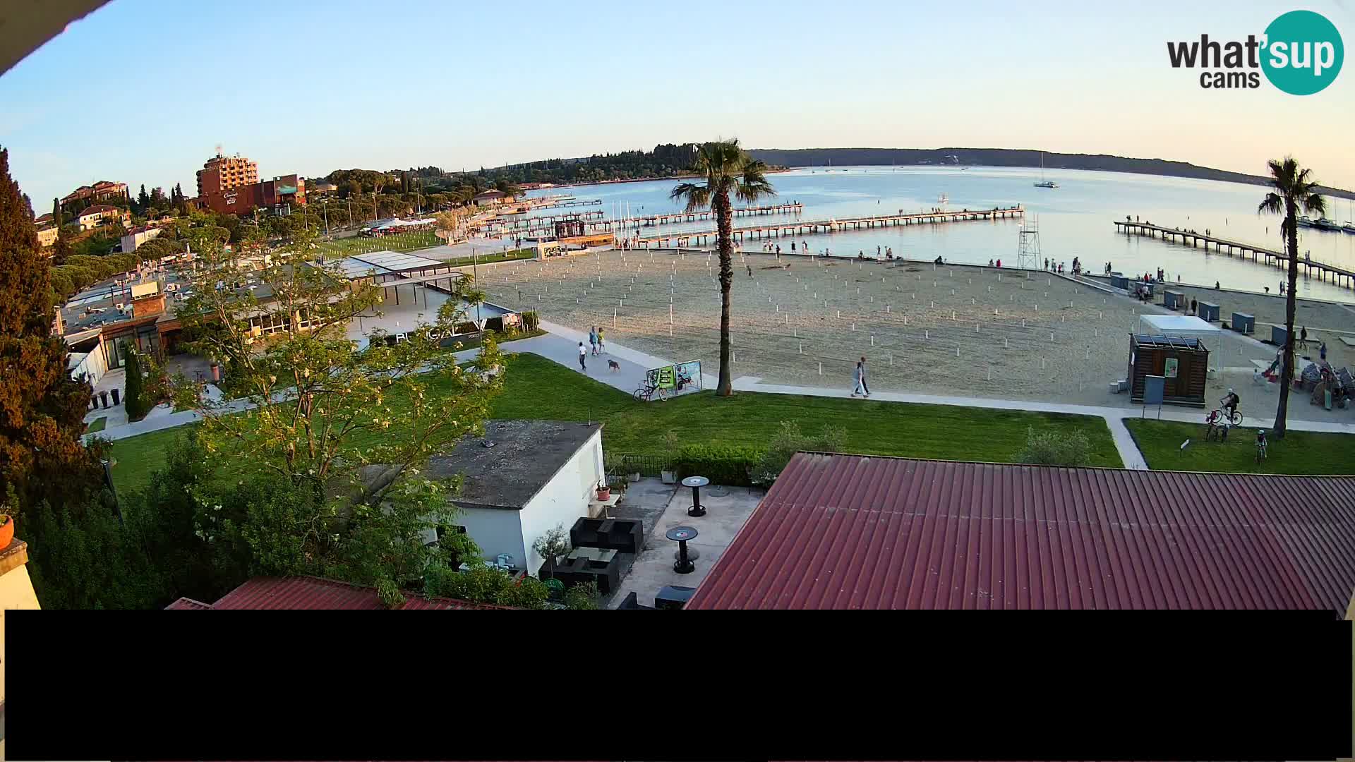 Plage Portorož live cam