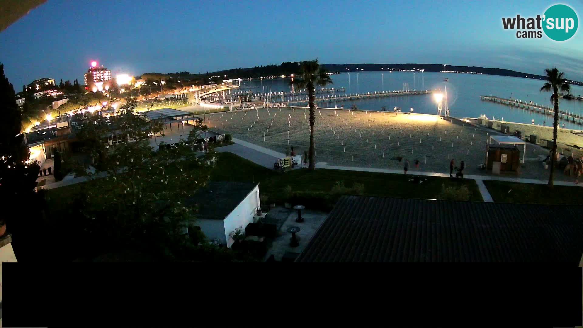 Plage Portorož live cam