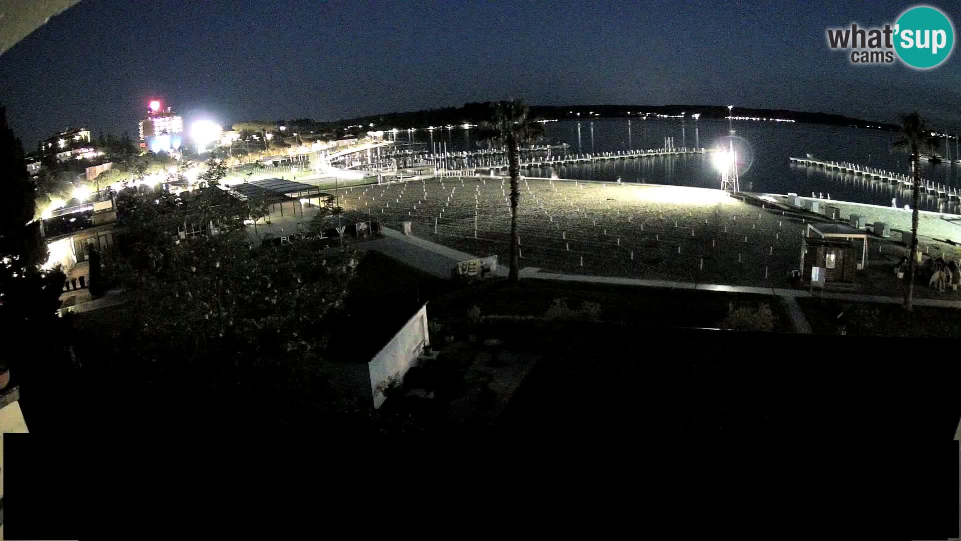 Spiaggia di Portorose live webcam