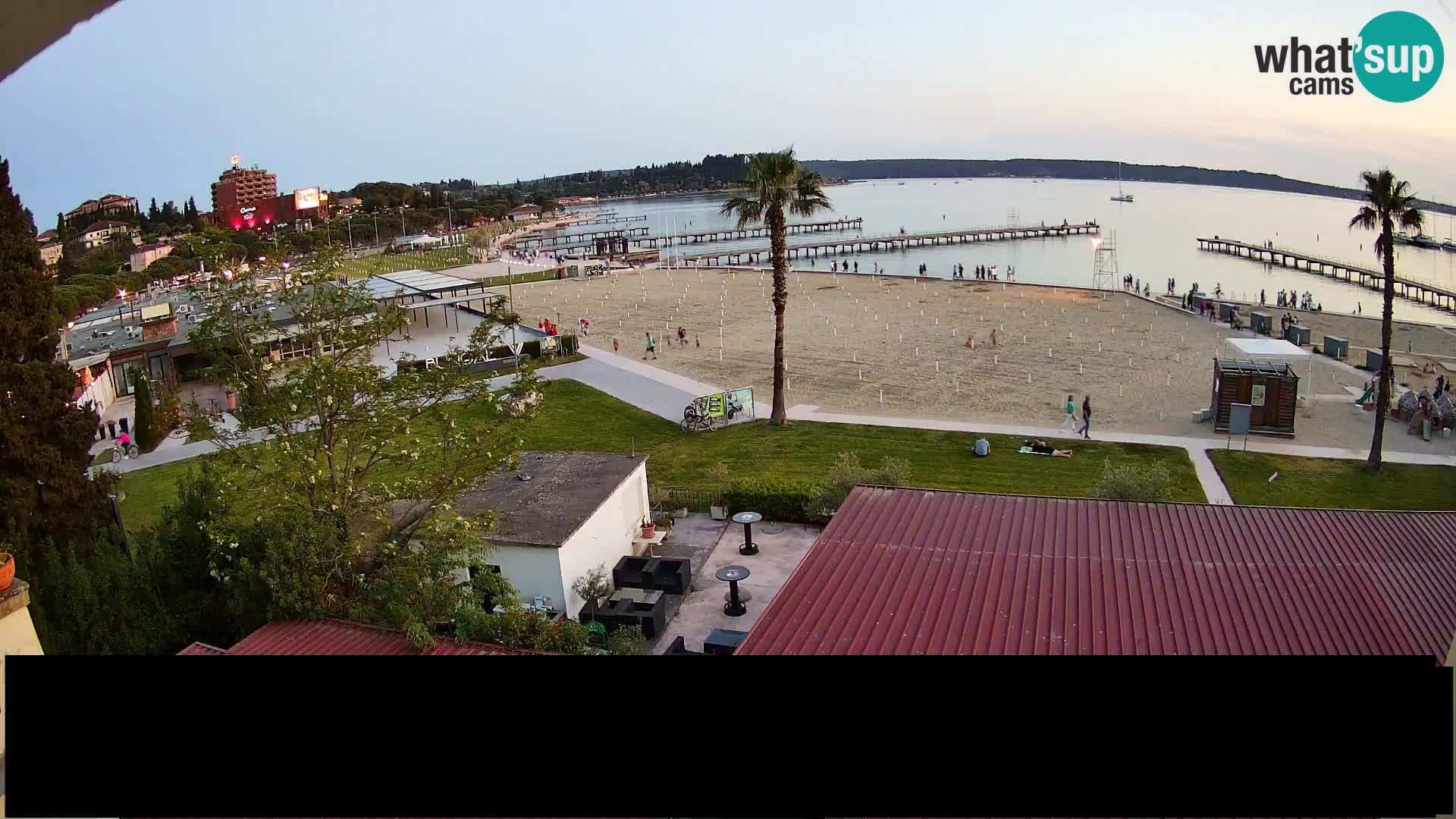 Plage Portorož live cam