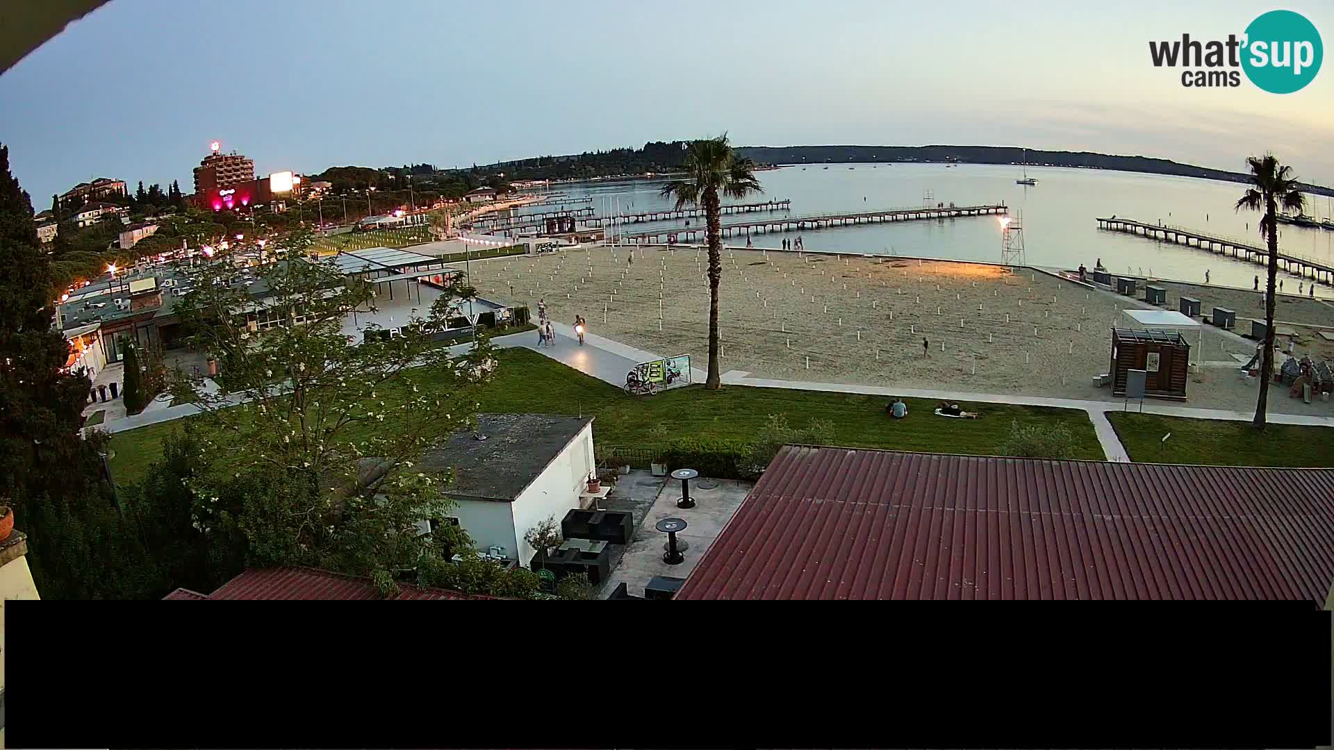 Webcam Live Strand in Portorož
