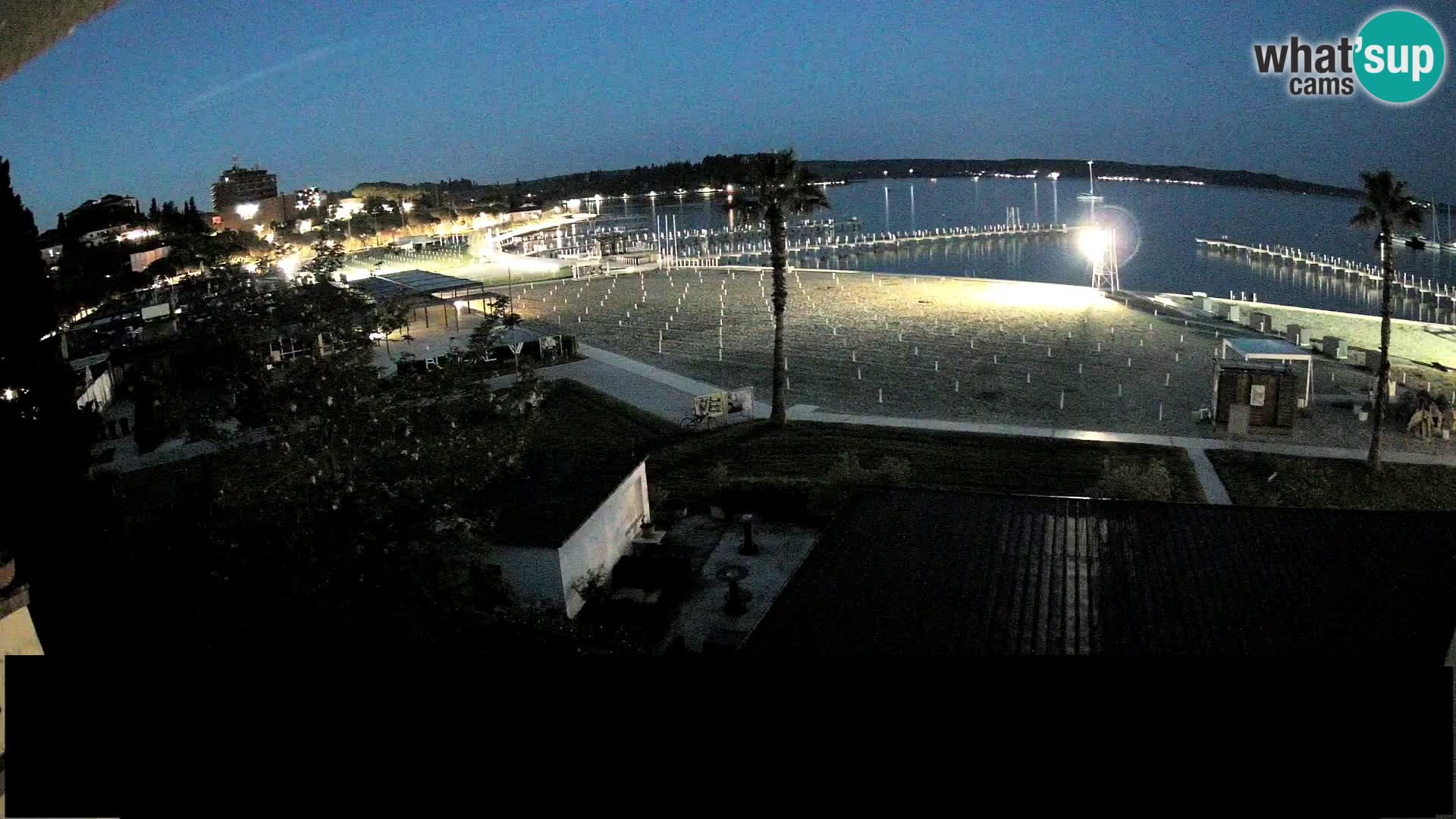 Webcam live Plage Portorož – Caffe Karamela