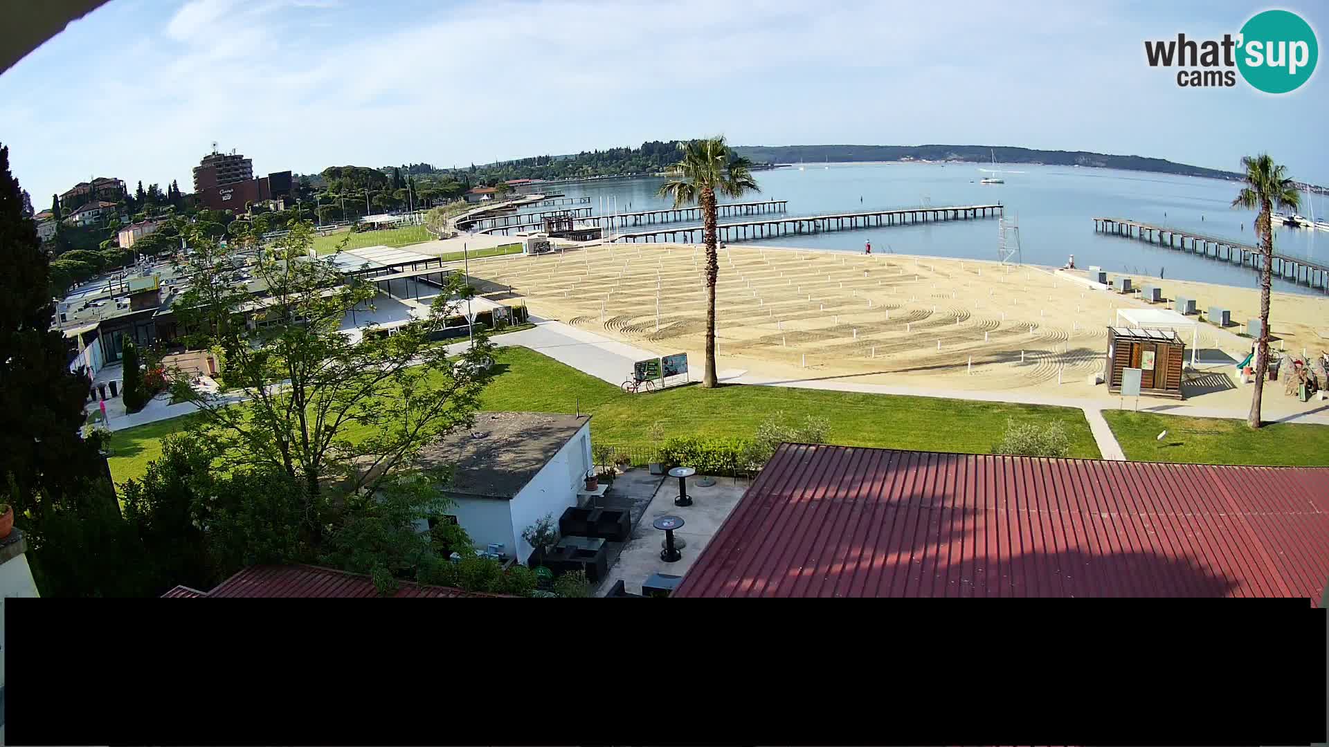 Livecam Portorož beach