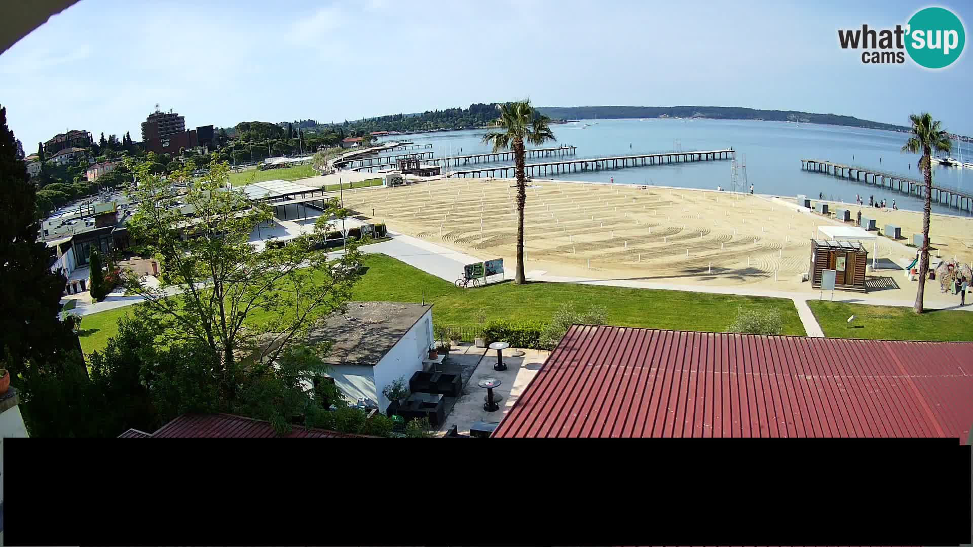 Livecam Portorož beach