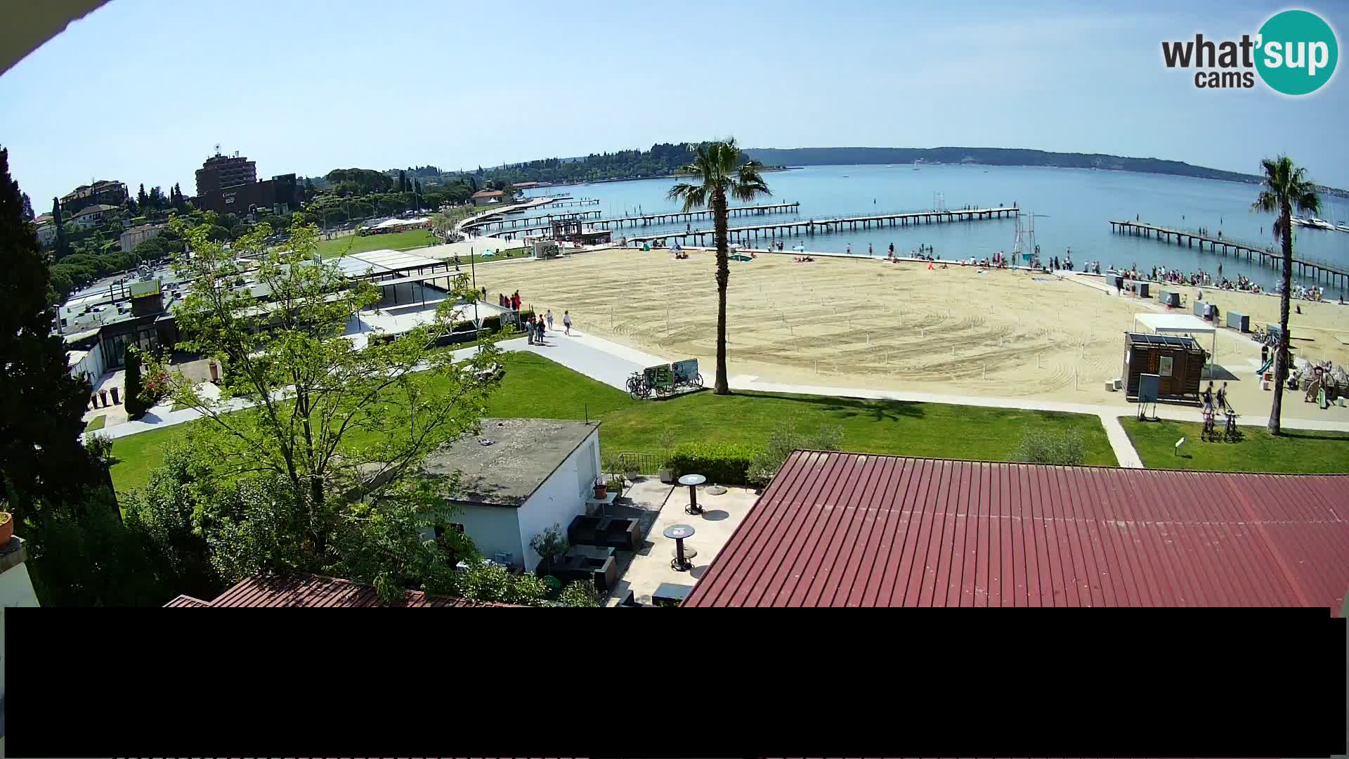 Spletna kamera Plaža Portorož