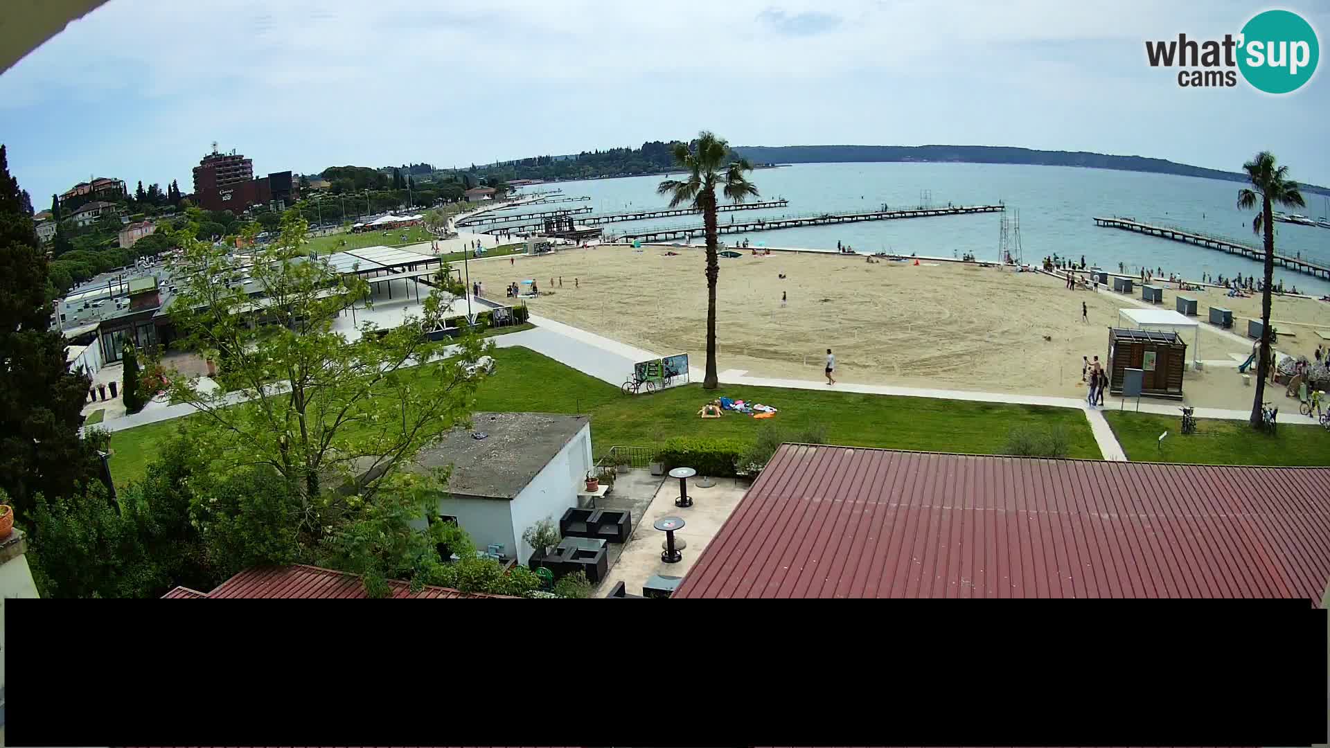 Spletna kamera Plaža Portorož