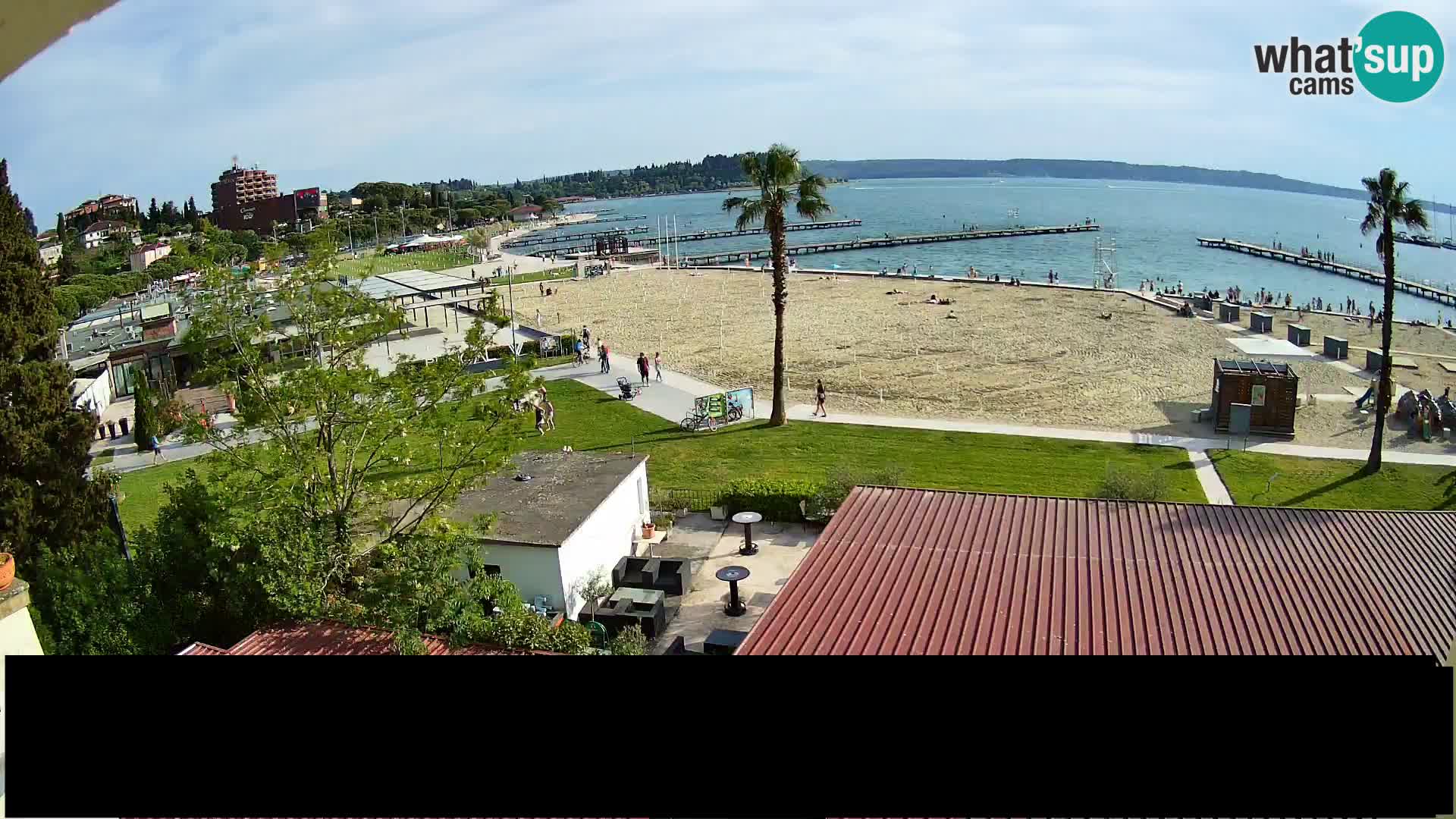 Webcam Live Plage à Portorož