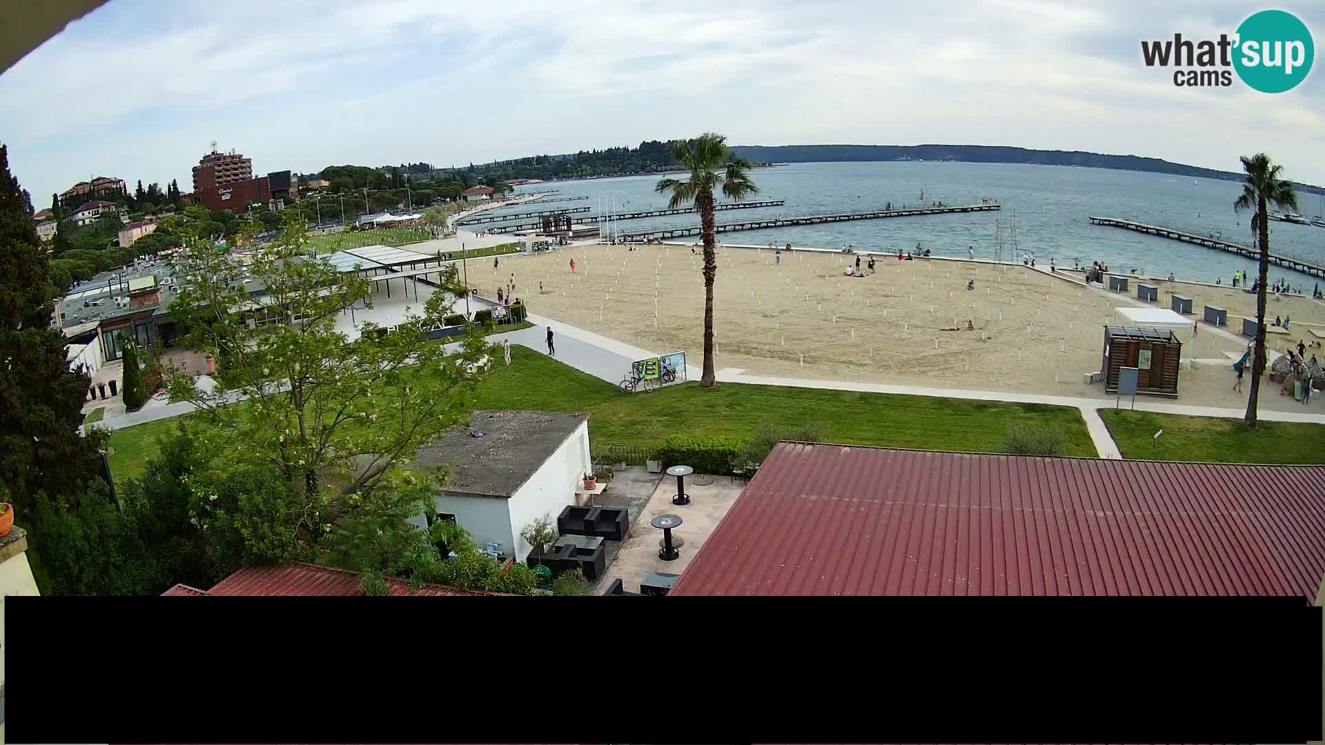 Plaža Portorož web kamera