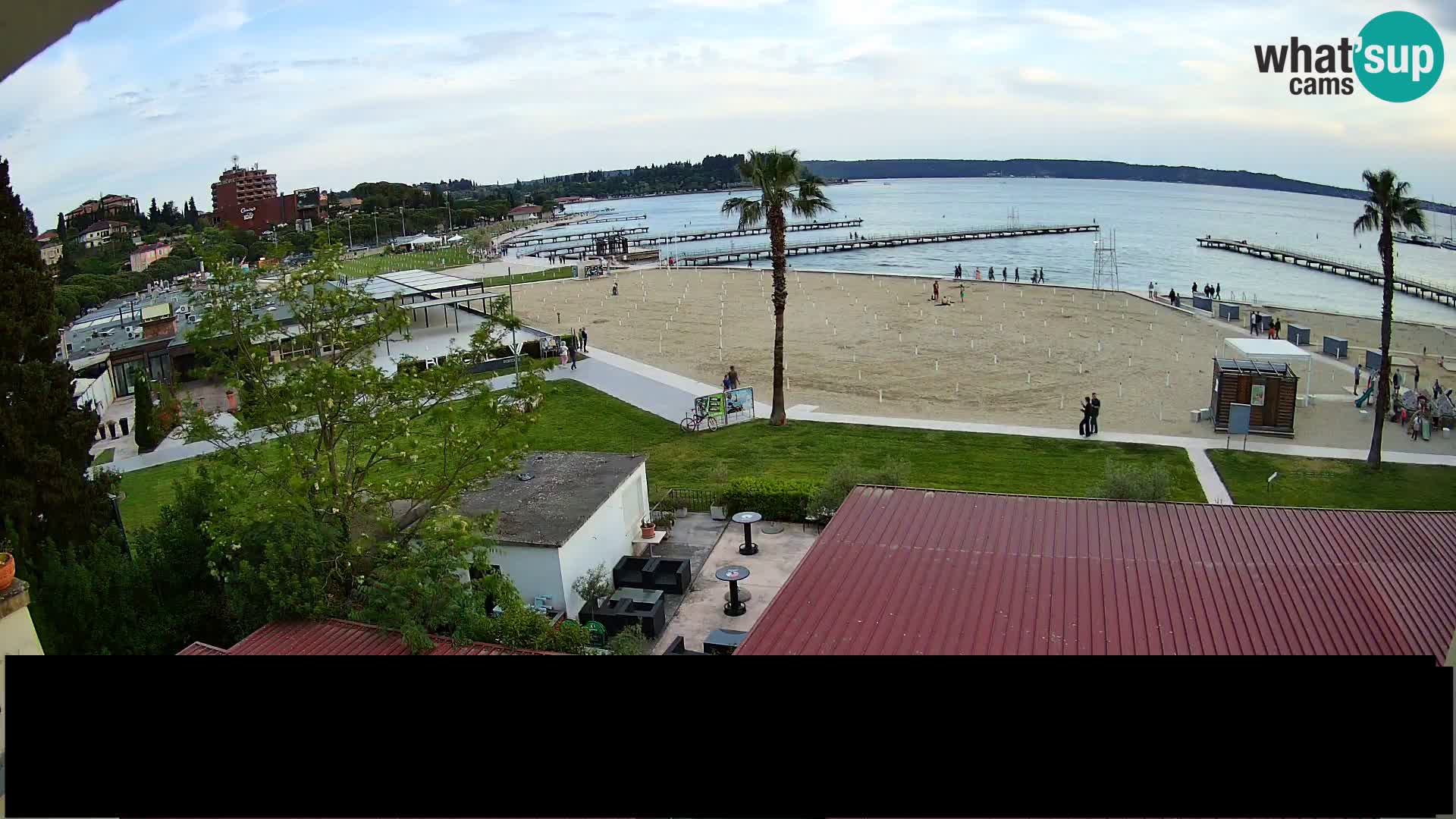 Webcam Live Strand in Portorož