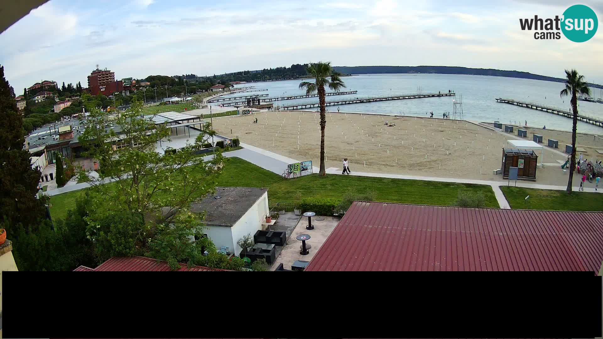 Webcam Live Playa de Portorož