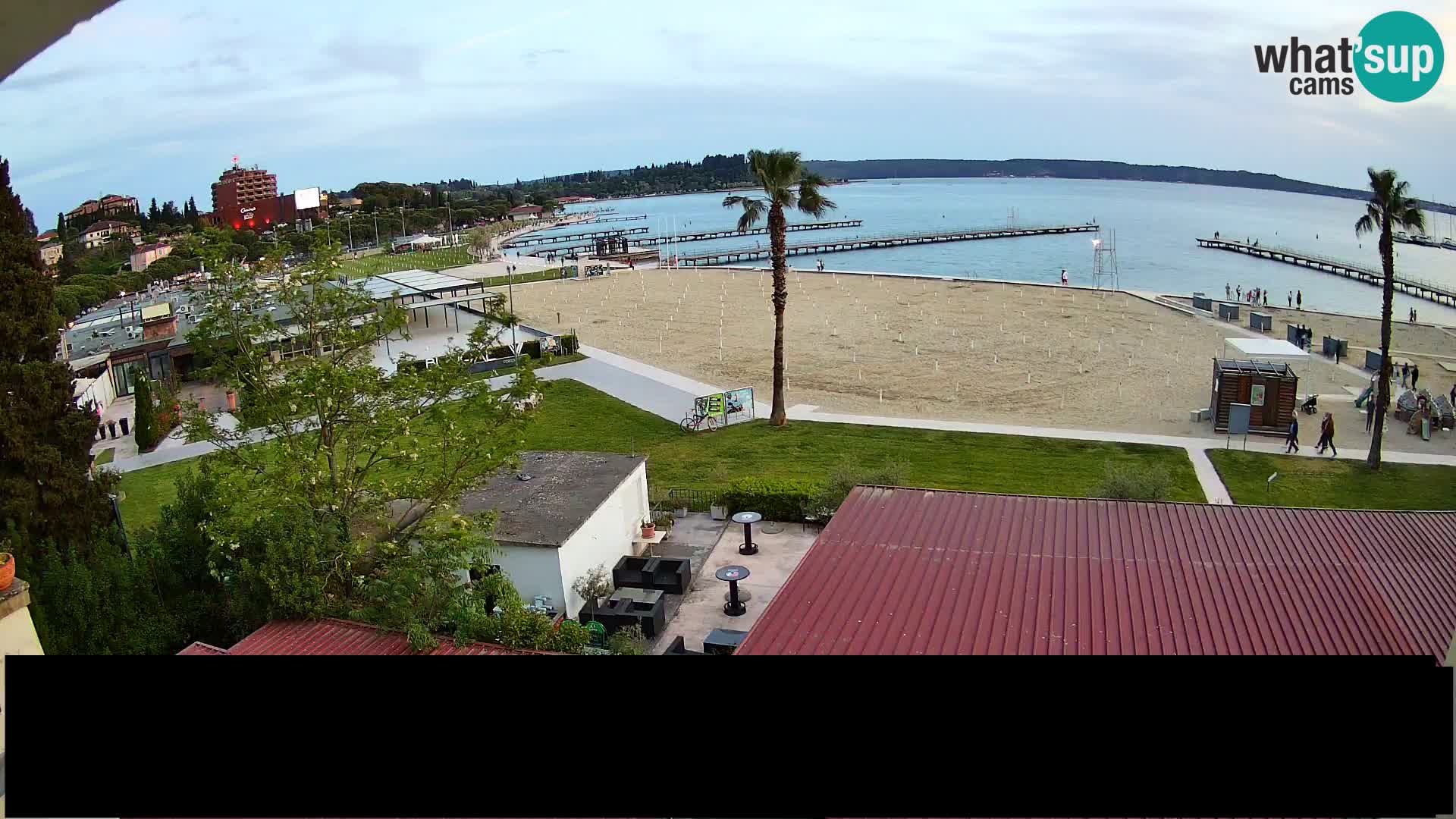 Web kamera Portorož plaža – Kavarna Karamela