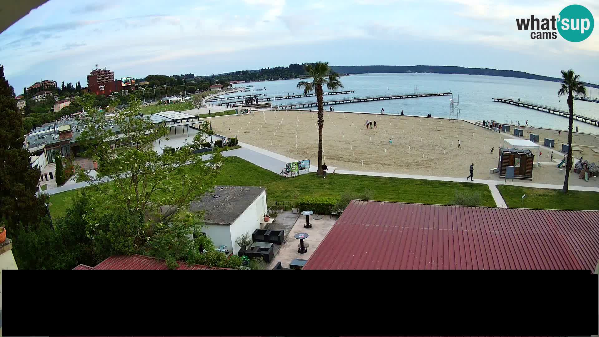 Webcam live Beach in Portorož