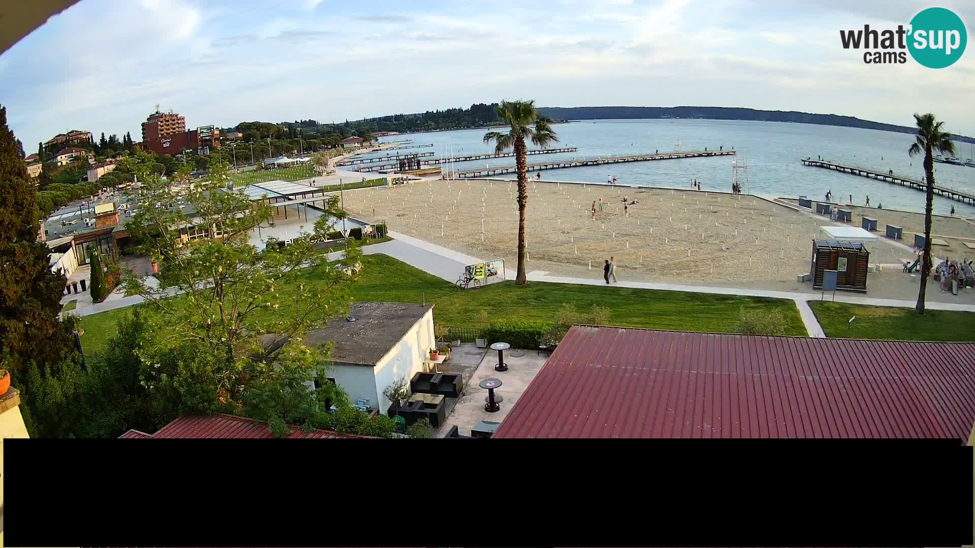 Webcam Portorož Strand – Karamela bar