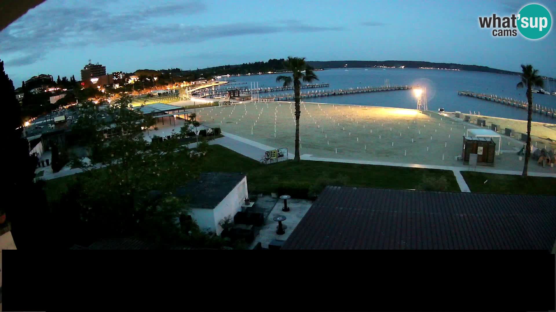 Webcam Live Strand in Portorož
