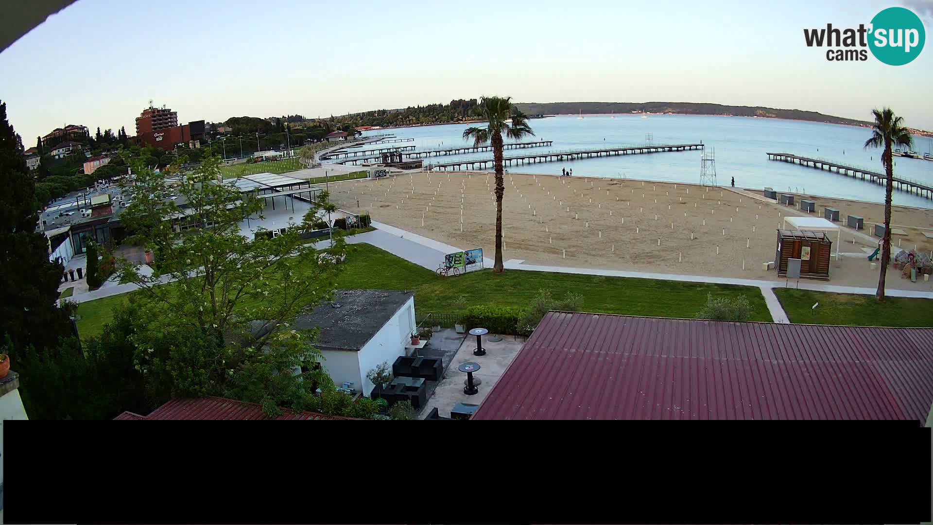 Webcam Live Playa de Portorož