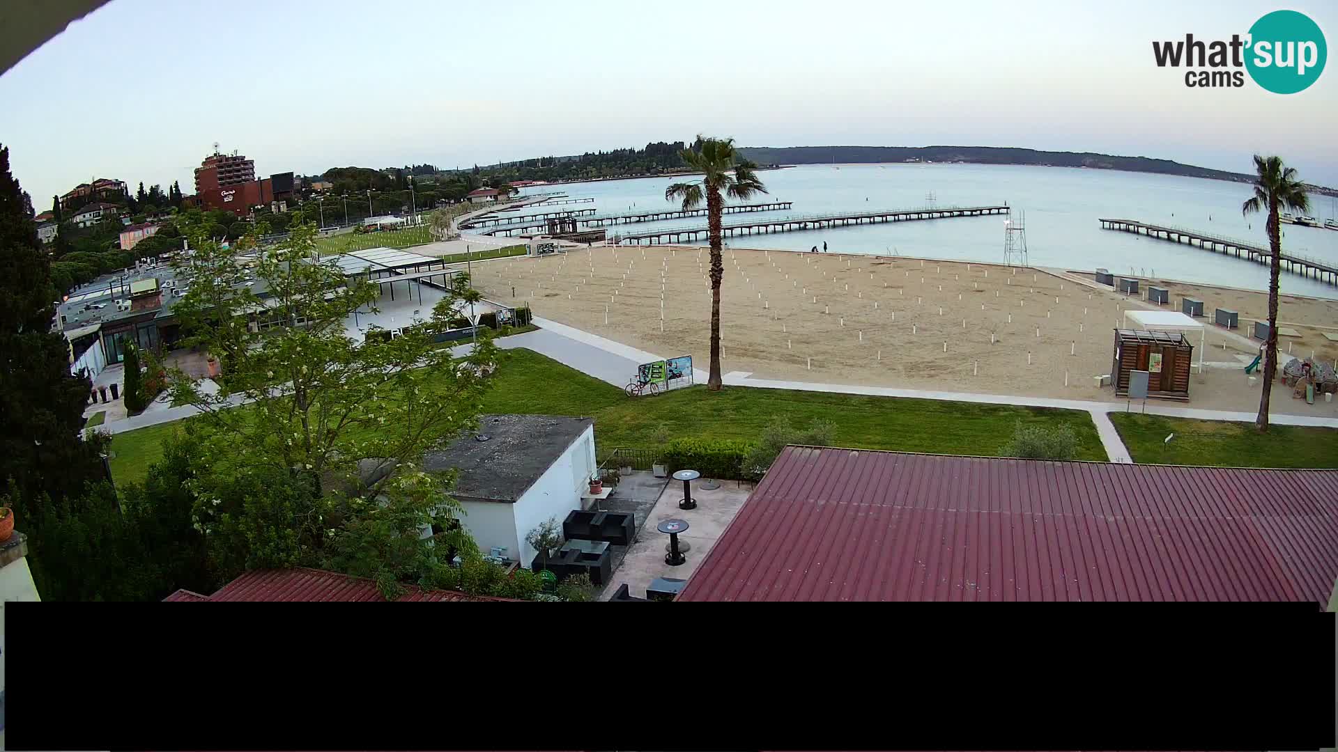 Spletna kamera plaža Portorož