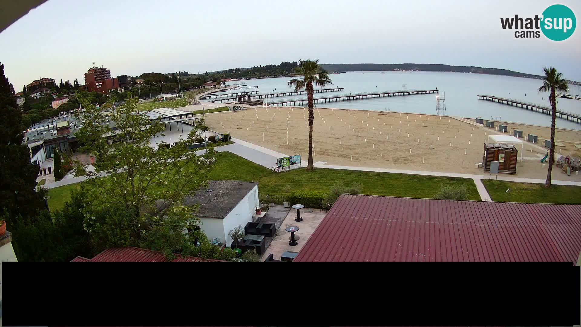 Webcam Portorož Strand – Karamela bar