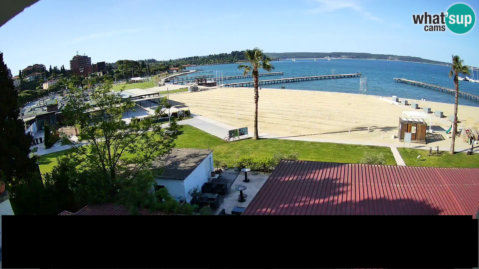 Webcam Live Spiaggia di Portorose