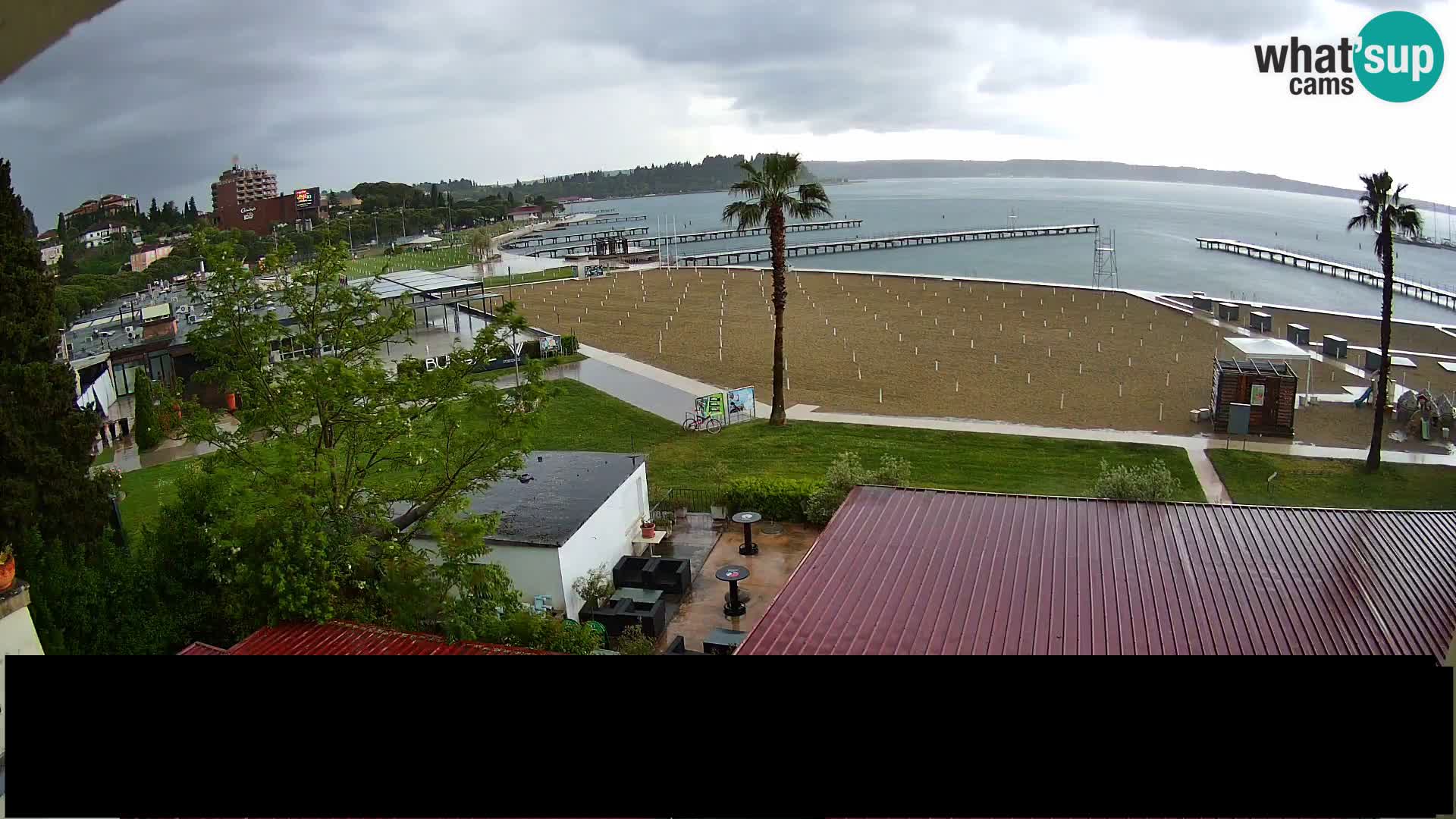 Webcam Portorož Strand – Karamela bar