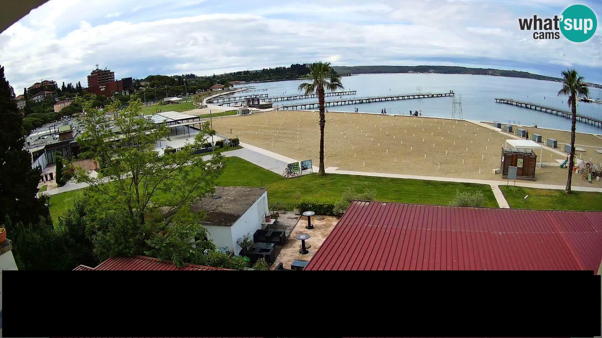 Webcam Live Strand in Portorož