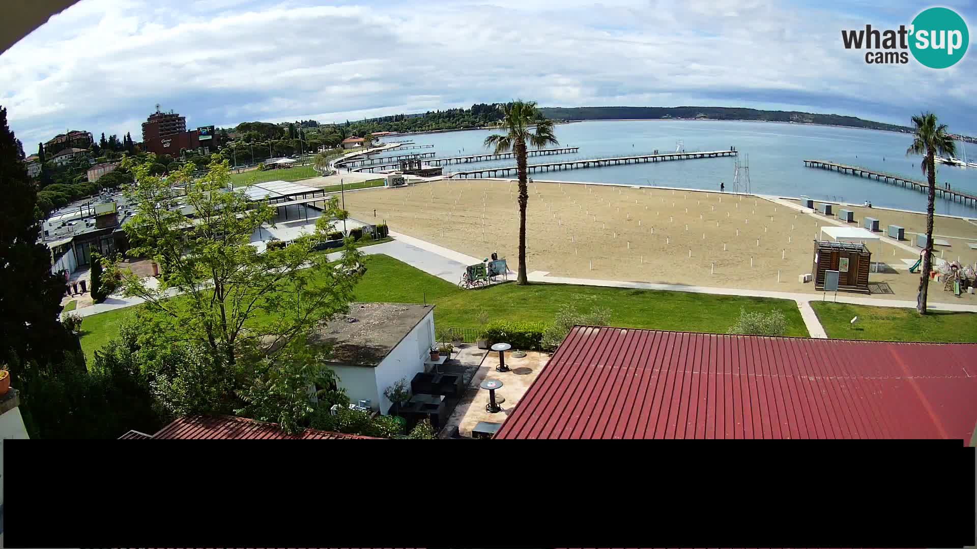 Spletna kamera plaža Portorož