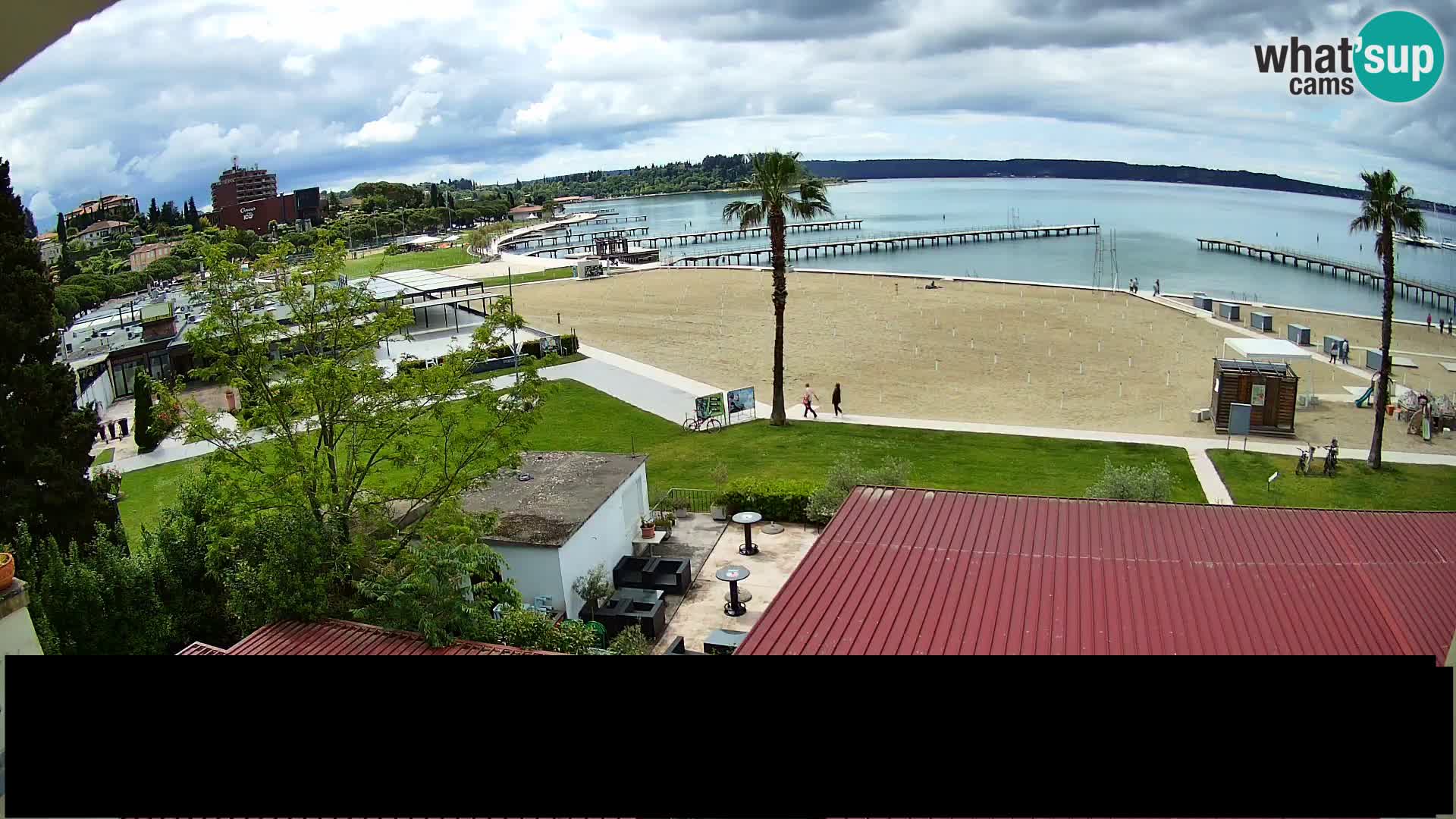 Playa Portorož camera en vivo