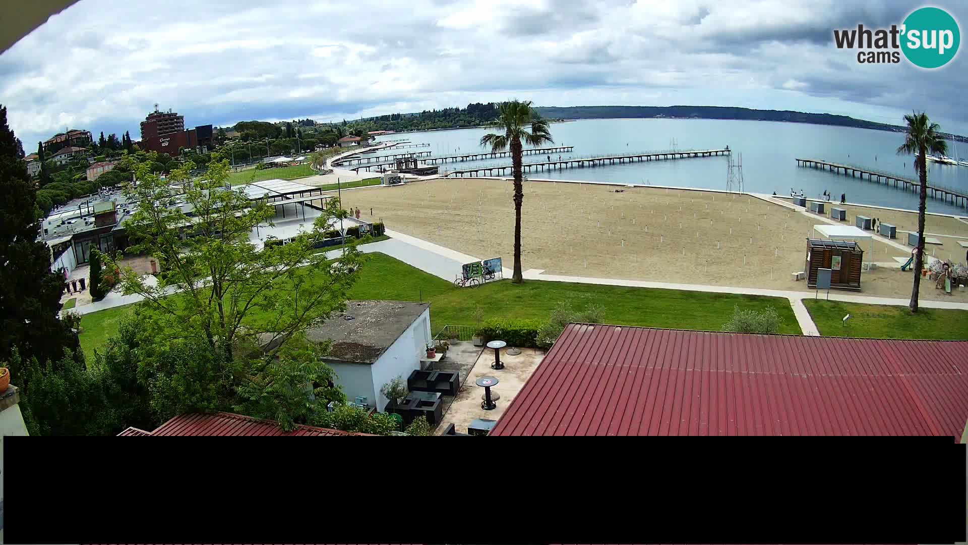 Plage Portorož live cam