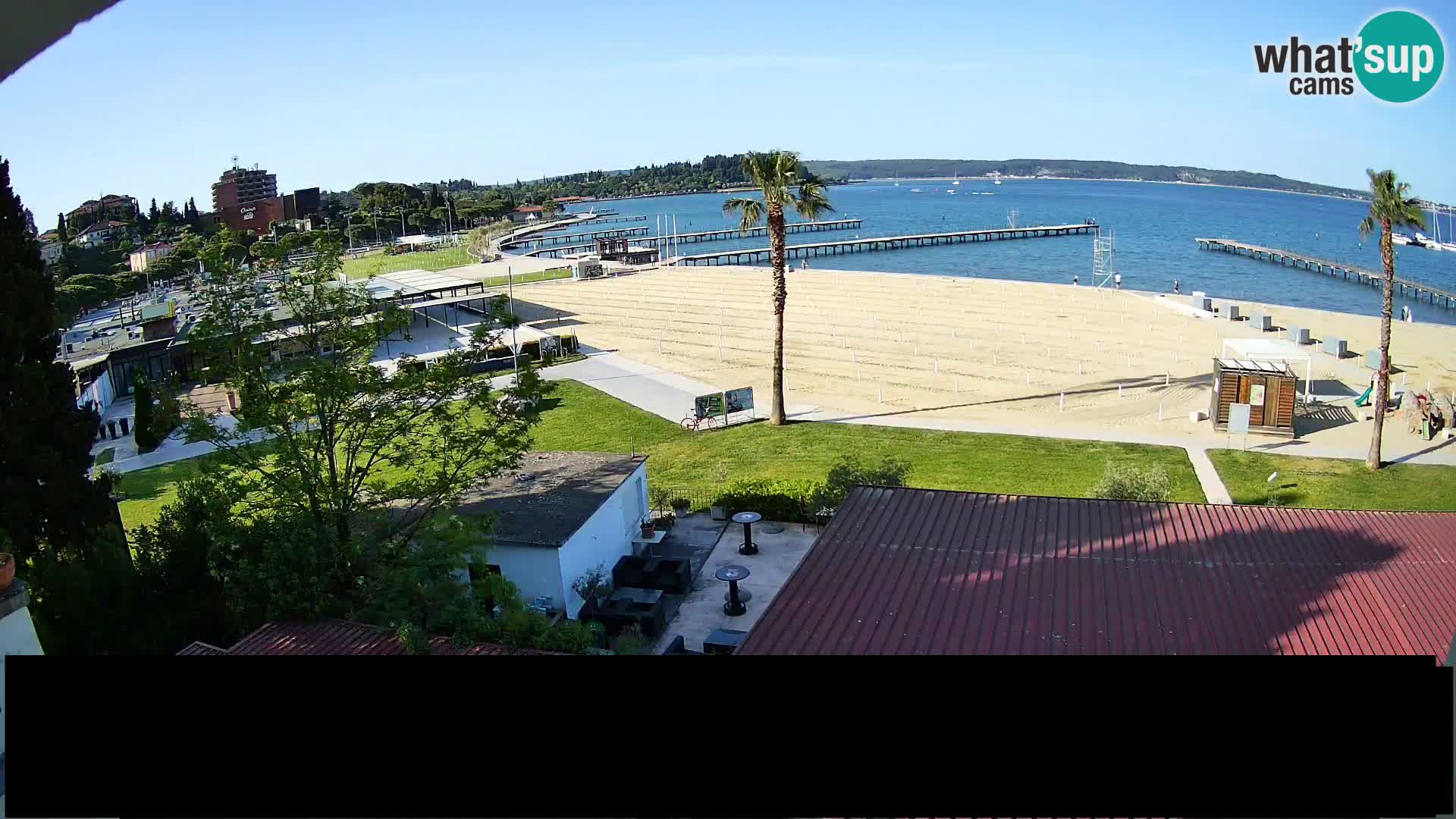 Plaža Portorož web kamera