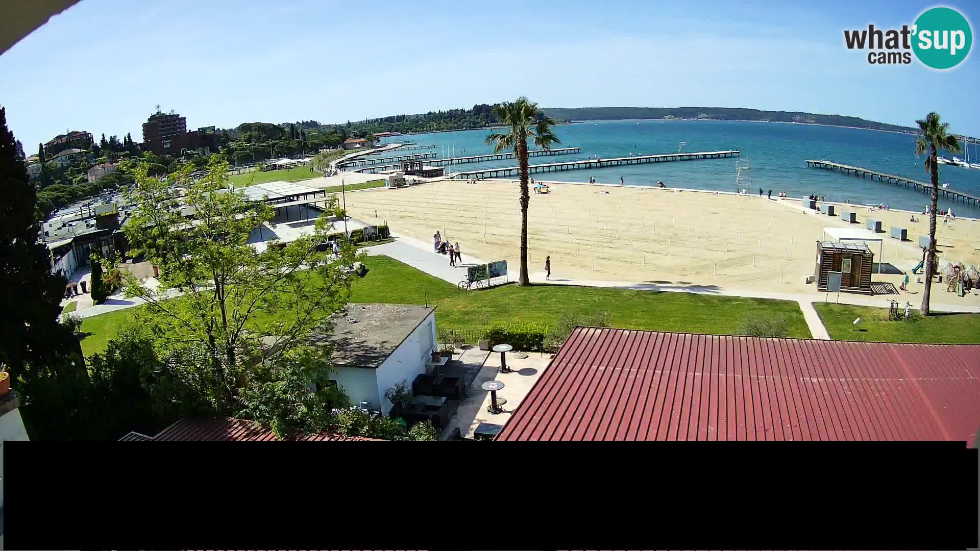 Spletna kamera Plaža Portorož