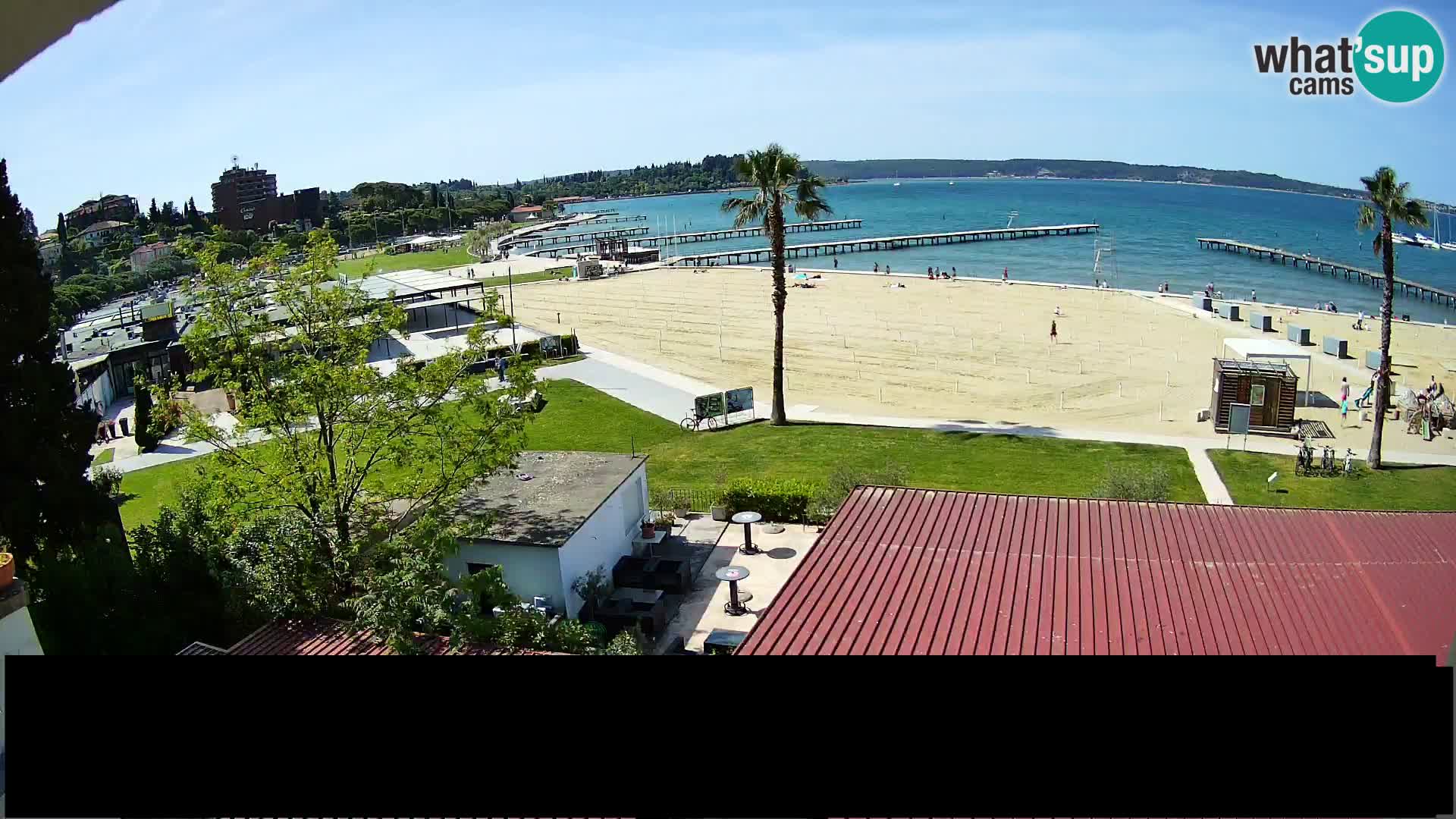 Webcam spiaggia Portorose – Caffe Karamela