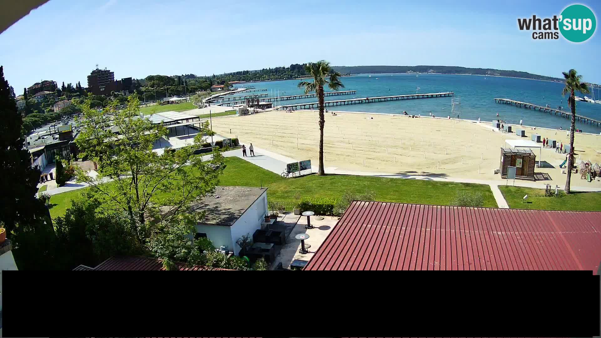 Plaža Portorož web kamera
