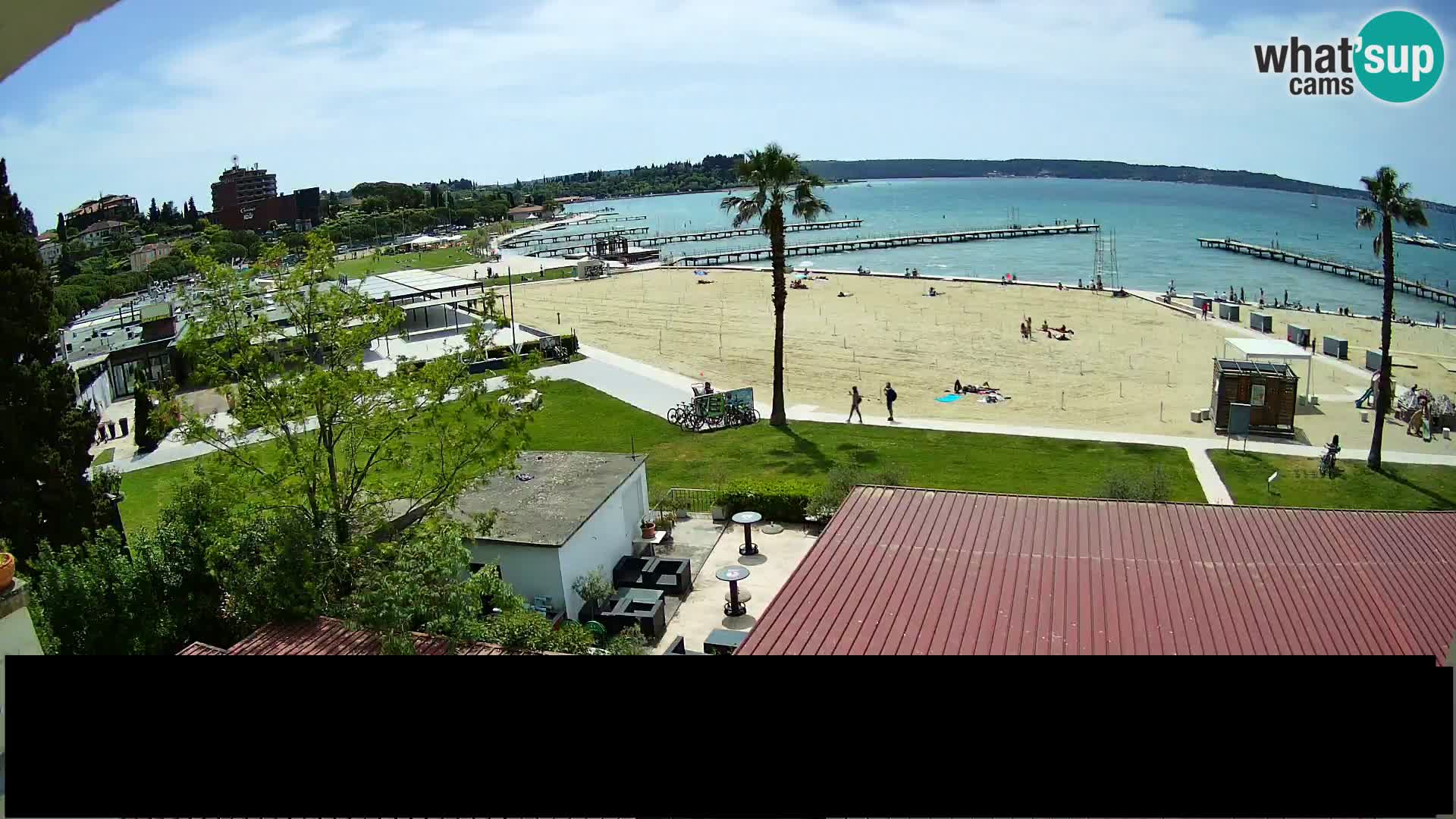 Webcam Live Spiaggia di Portorose