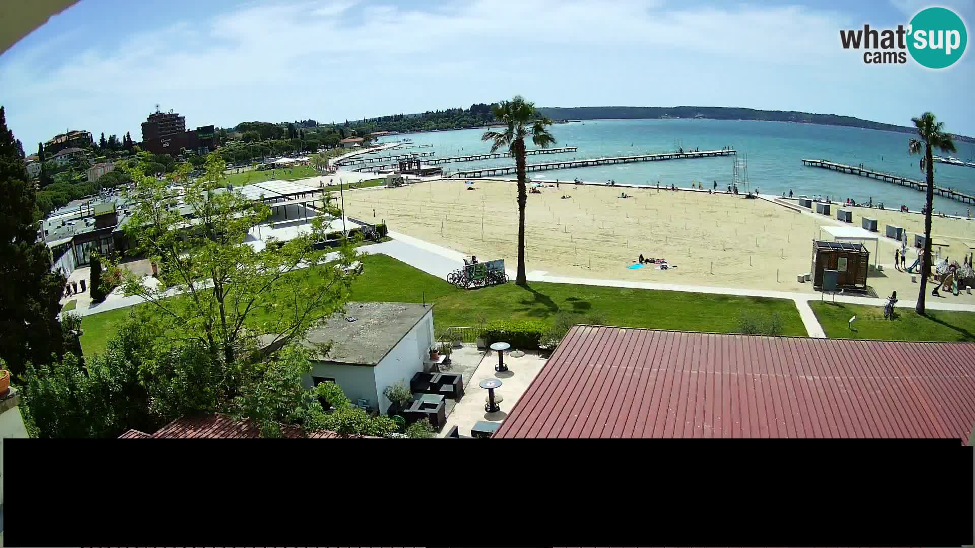 Webcam Portorož Strand – Karamela bar