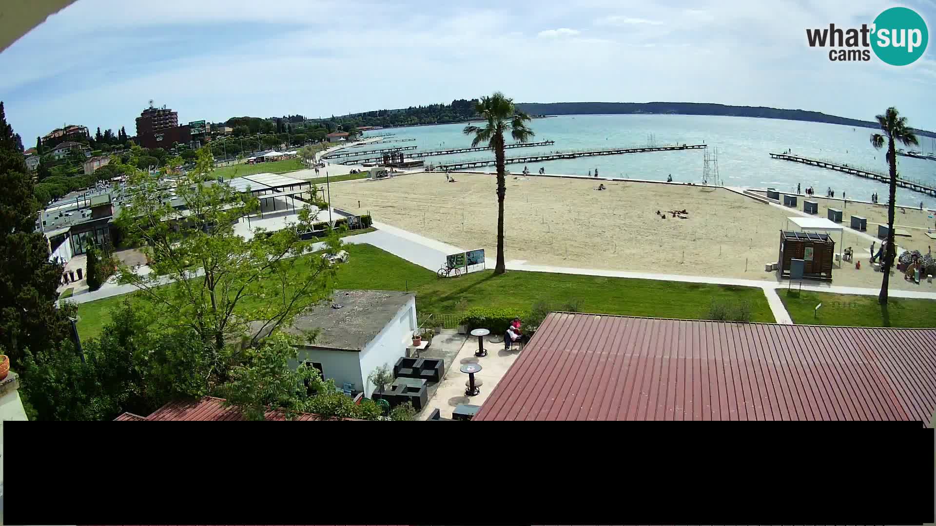 Spiaggia di Portorose live webcam