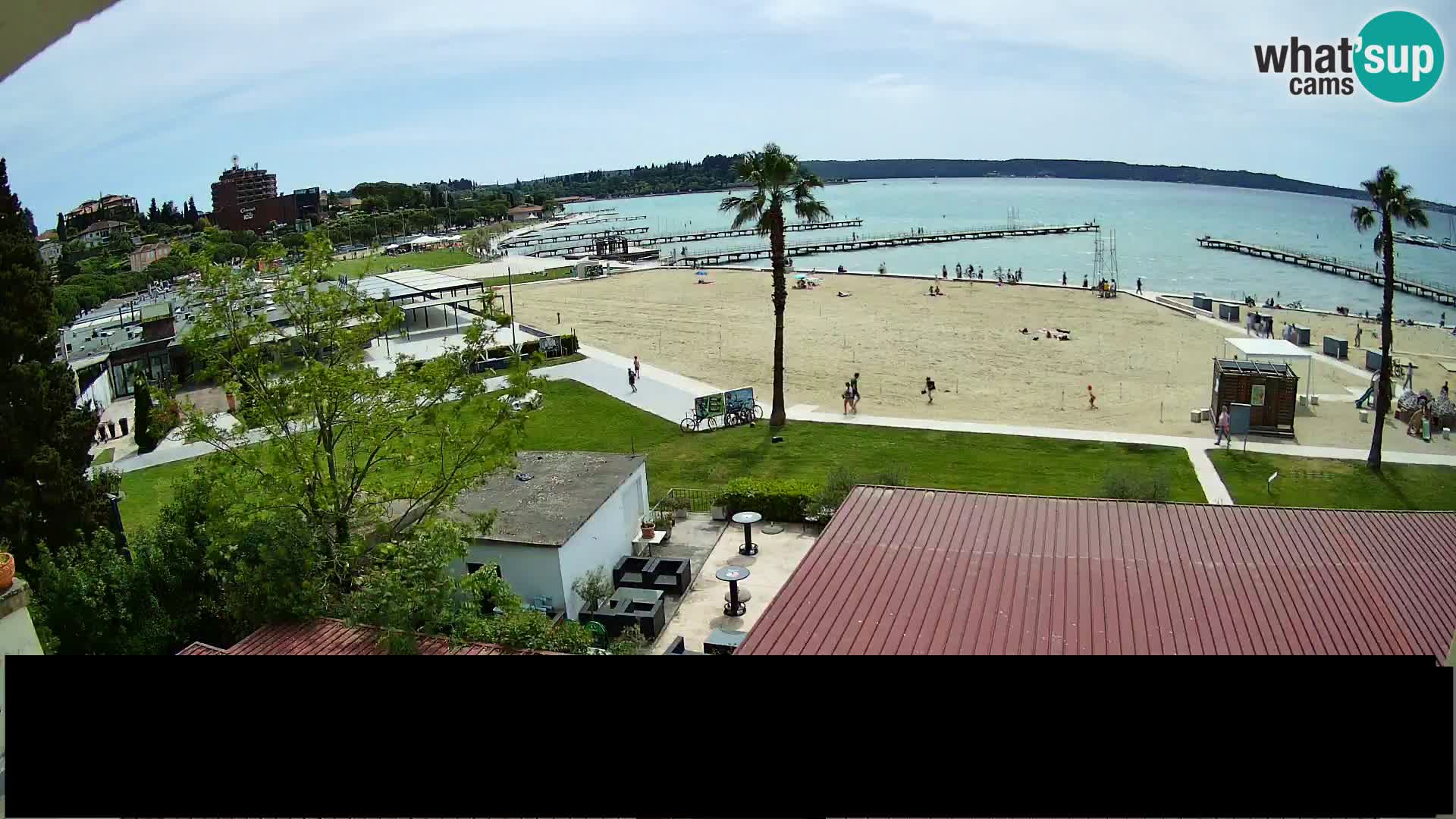 Plage Portorož live cam