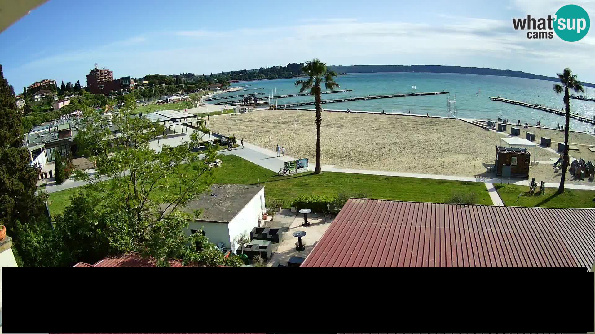 Plage Portorož live cam