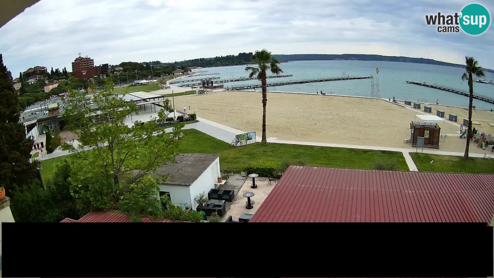 Webcam Portorož Strand – Karamela bar