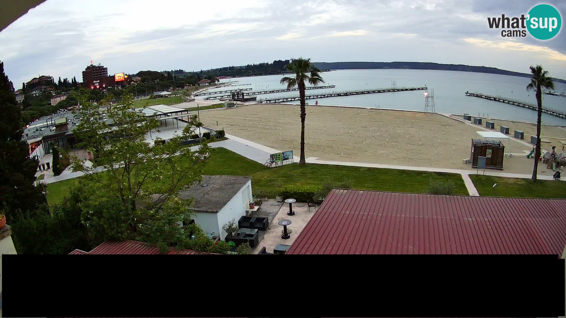 Plaža Portorož web kamera